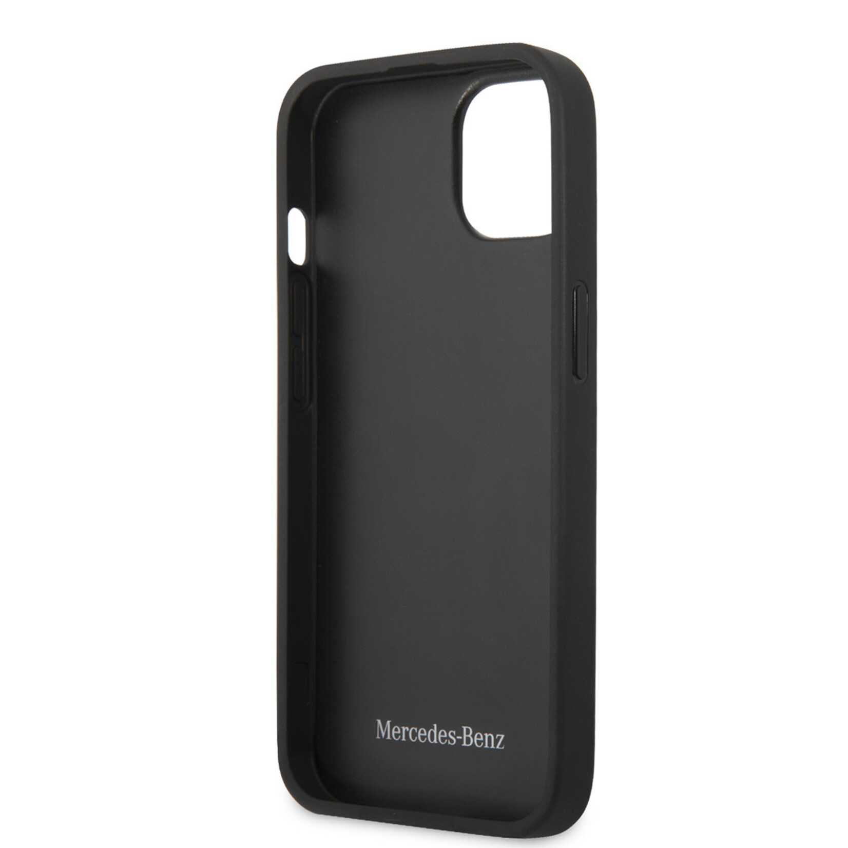 Mercedes-Benz Mercedes-Benz Premium Leer Smartphonehoesje voor Apple iPhone 13 - Bescherm Uw Telefoon & Geniet van Zwarte Back Cover & Uitstekende Bescherming