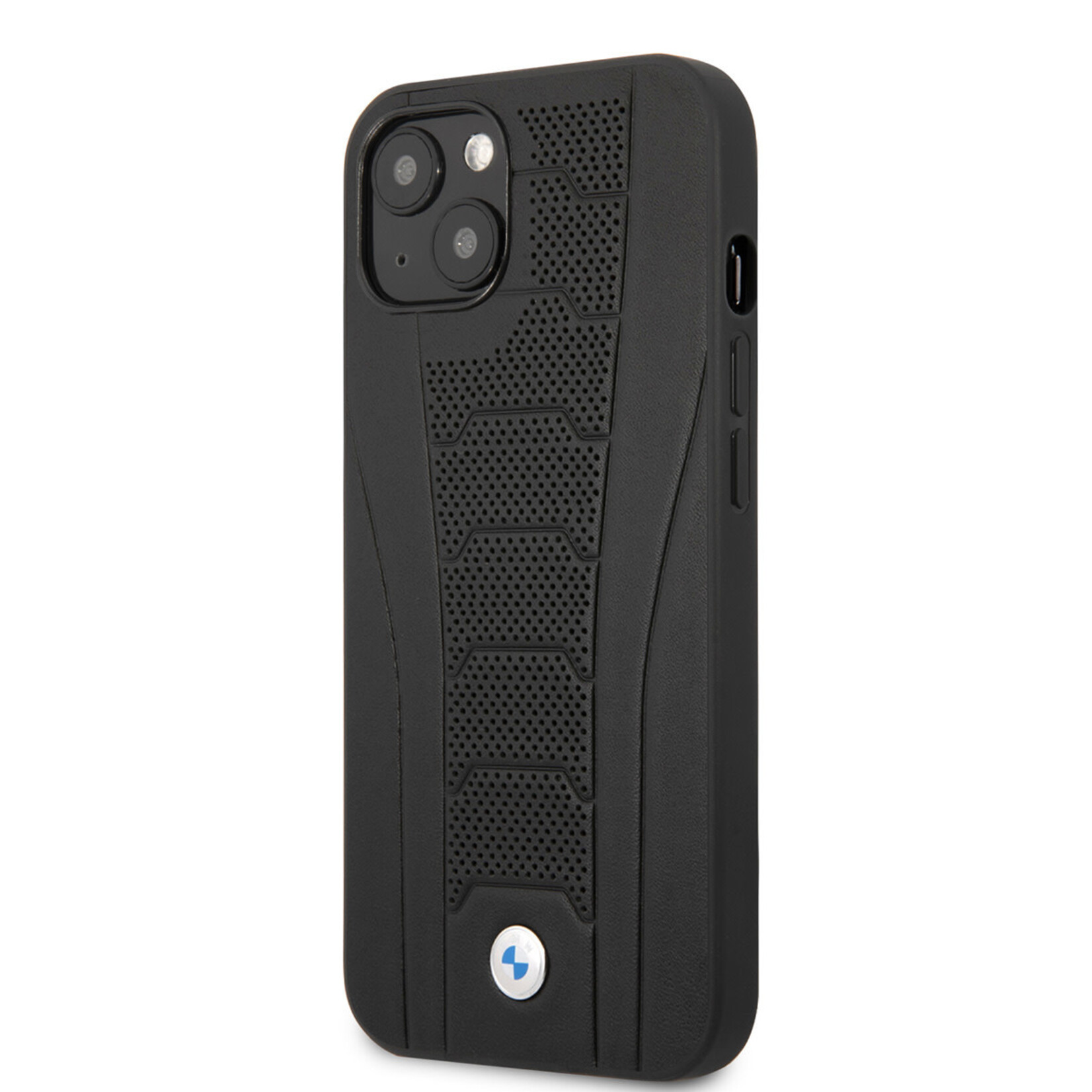 BMW BMW Premium Leerhoesje voor Apple iPhone 13 Mini - Bescherm uw Telefoon met Stijl - Kleur: Zwart, Back Cover, Bescherming.