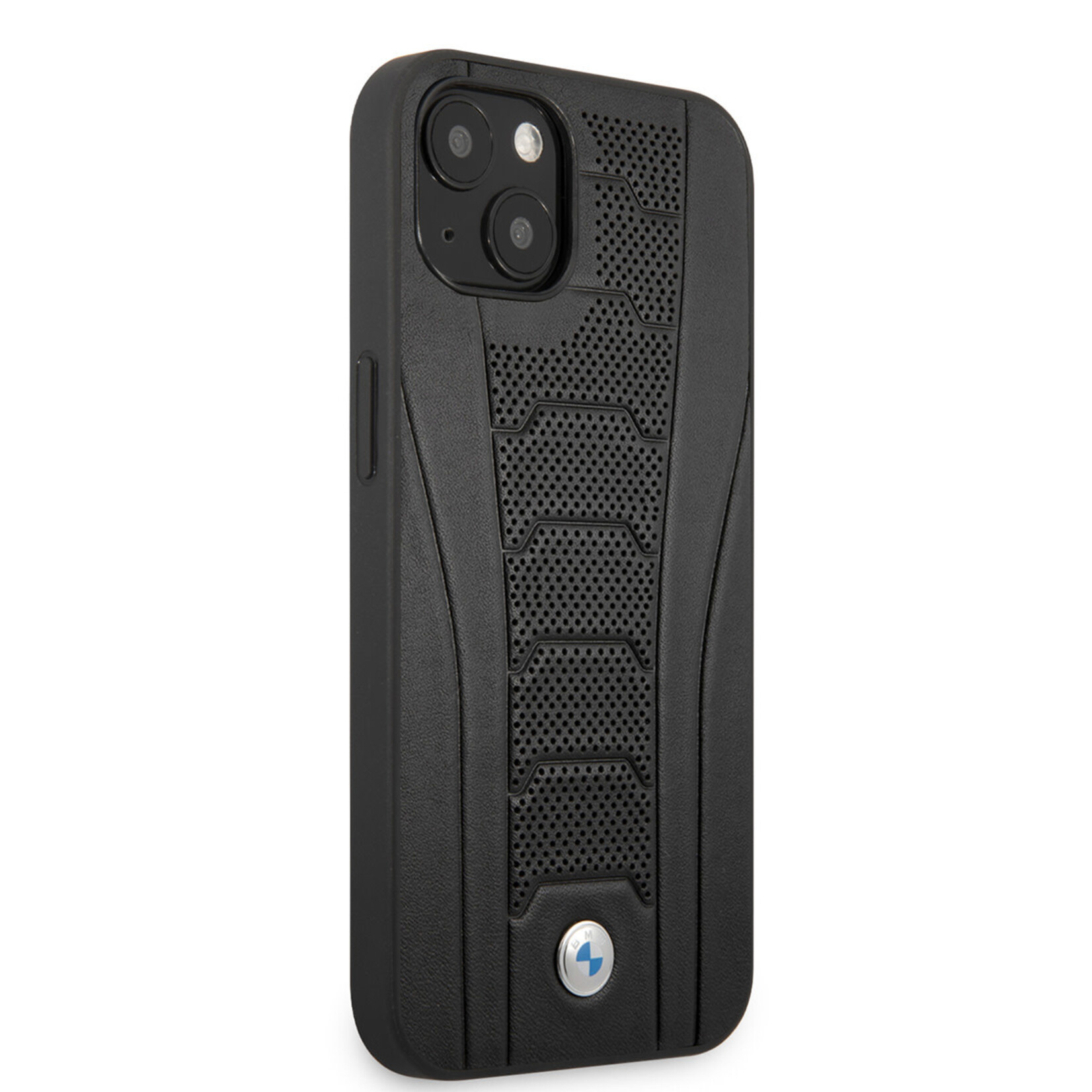 BMW BMW Premium Leerhoesje voor Apple iPhone 13 Mini - Bescherm uw Telefoon met Stijl - Kleur: Zwart, Back Cover, Bescherming.