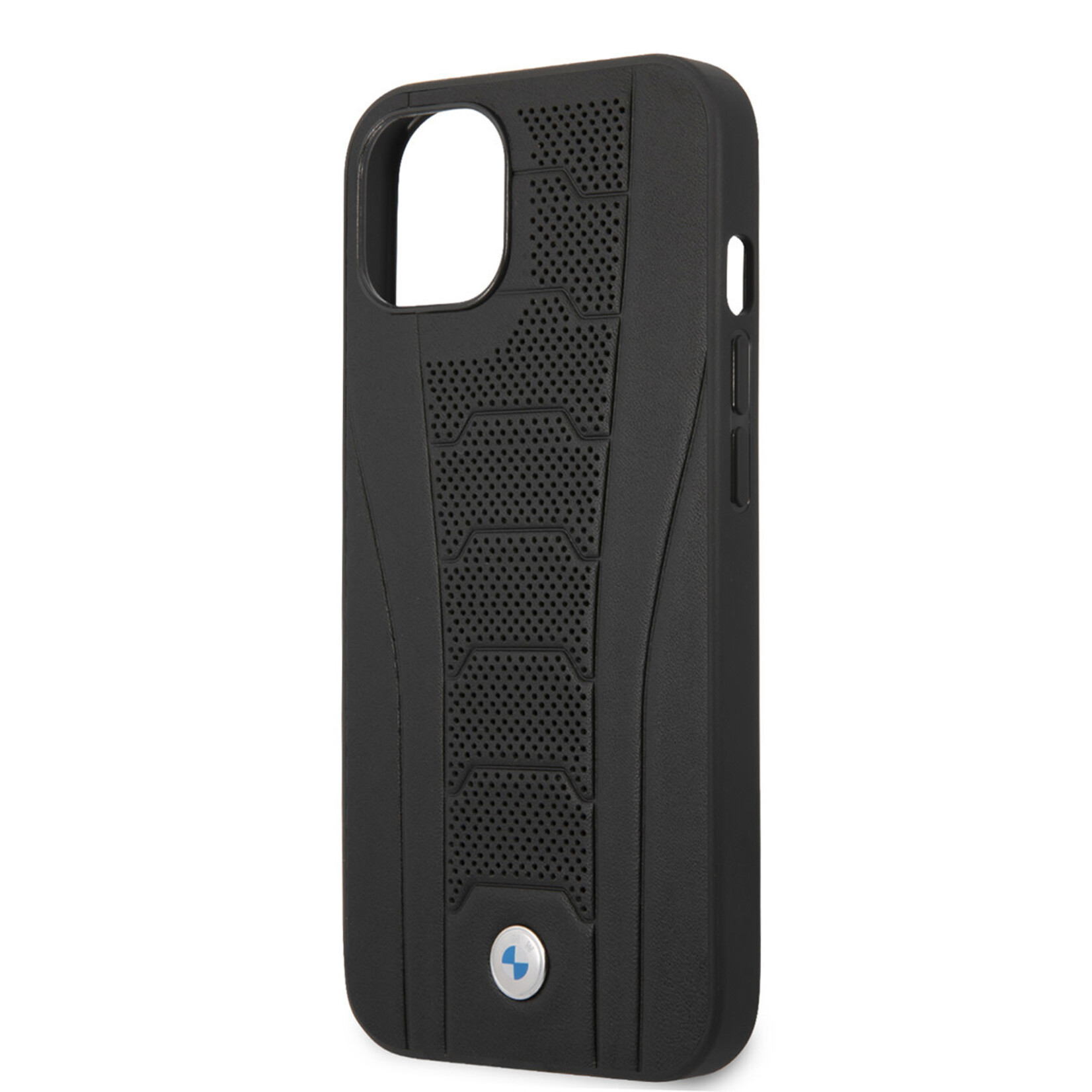 BMW BMW Premium Leerhoesje voor Apple iPhone 13 Mini - Bescherm uw Telefoon met Stijl - Kleur: Zwart, Back Cover, Bescherming.