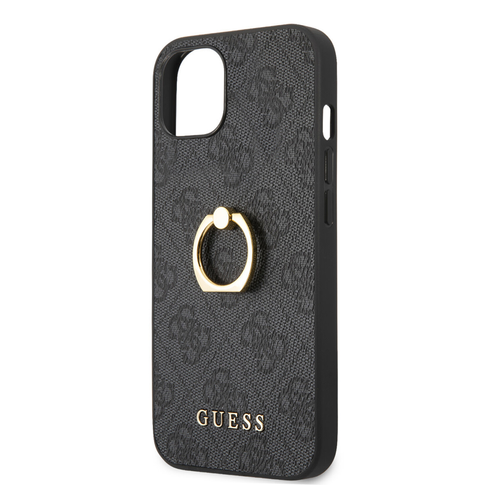 Guess Guess PU Leather Back Cover Telefoonhoesje voor Apple iPhone 13 Mini - Beschermende Kleur: Grijs