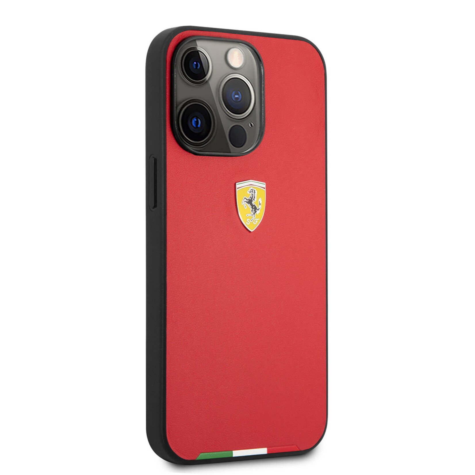 Ferrari Ferrari hoesje voor iPhone 13 Pro - Hardcase Backcover - Italy Flag Line Red - Rood