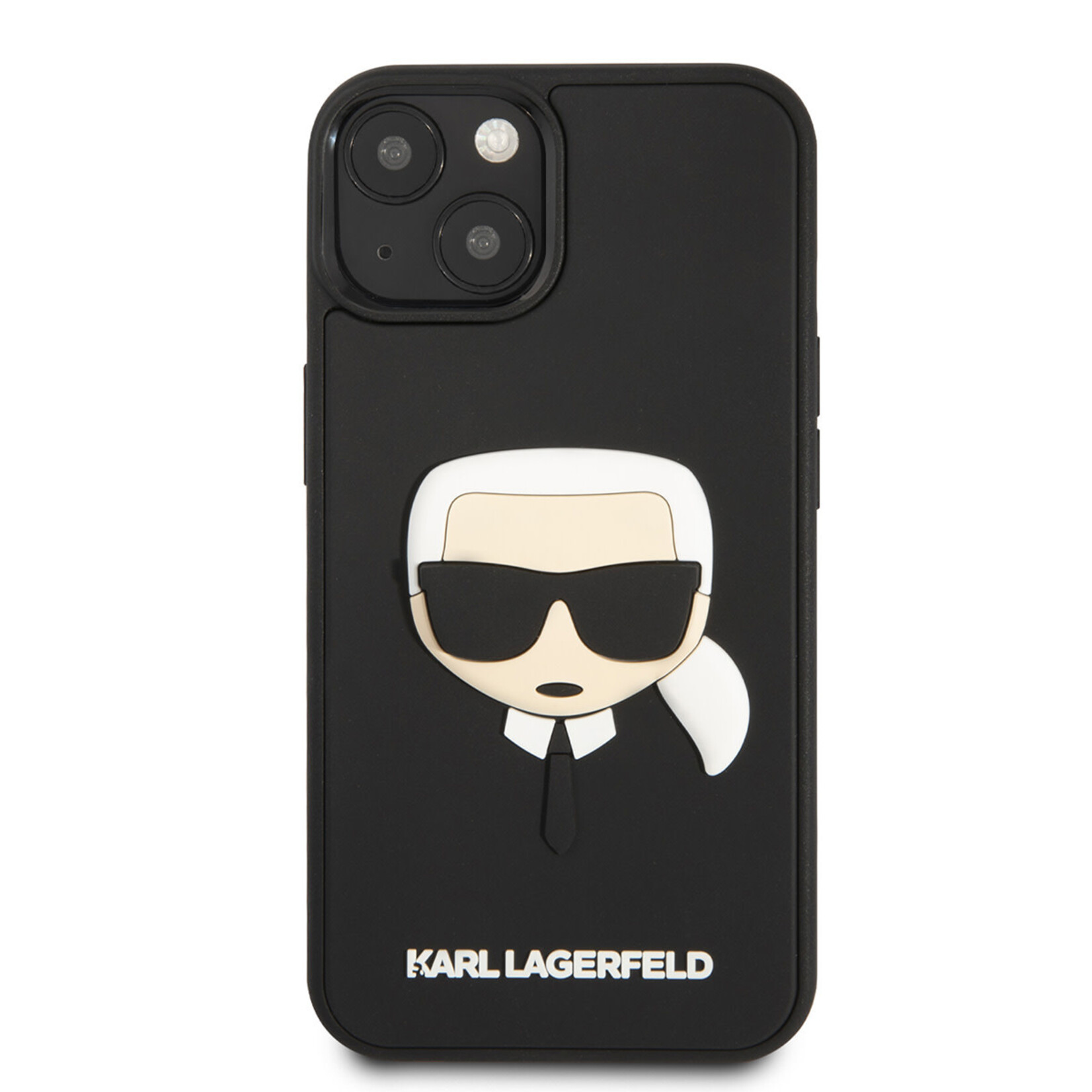 Karl Lagerfeld Karl Lagerfeld Premium TPU Back Cover Telefoonhoesje voor Apple iPhone 13 Mini - Bescherming, Kleur: Zwart