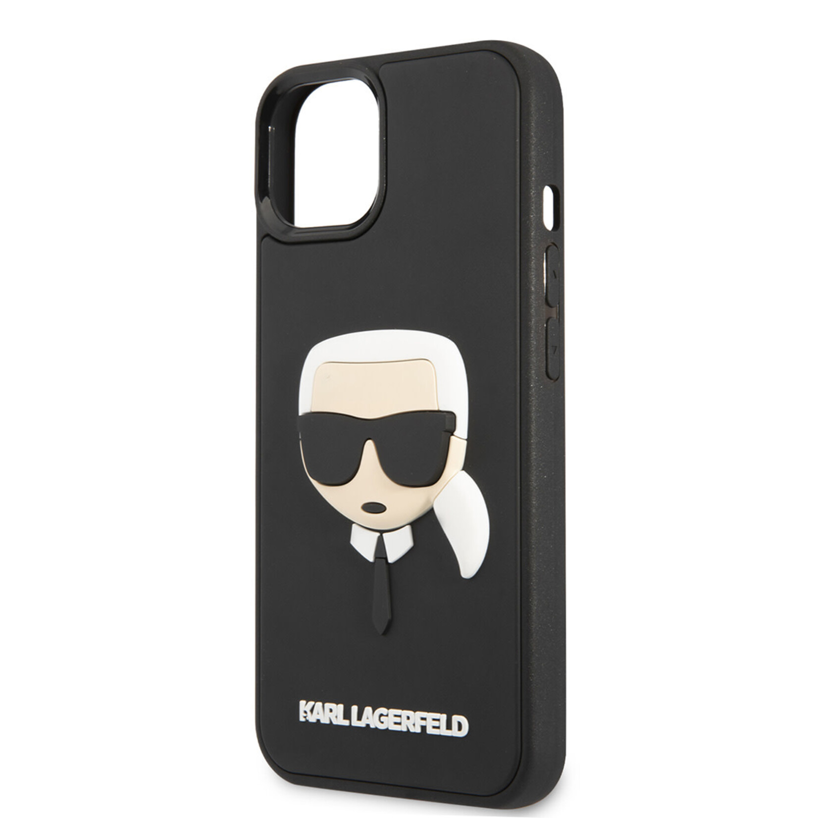 Karl Lagerfeld Karl Lagerfeld Premium TPU Back Cover Telefoonhoesje voor Apple iPhone 13 Mini - Bescherming, Kleur: Zwart