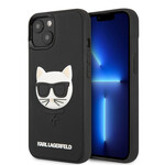 Karl Lagerfeld Karl Lagerfeld TPU Smartphonehoesje voor Apple iPhone 13 Mini – Bescherm je Telefoon met deze Zwarte Back Cover