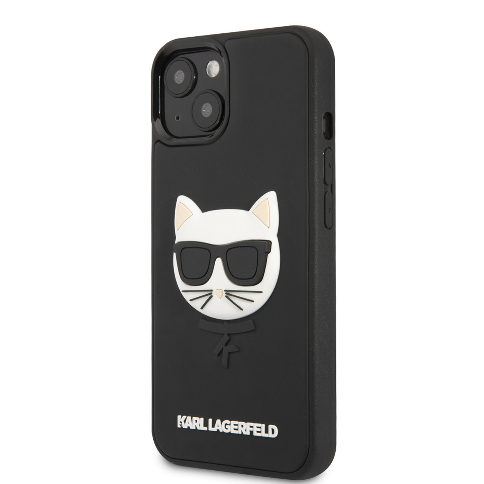 Karl Lagerfeld Karl Lagerfeld TPU Smartphonehoesje voor Apple iPhone 13 Mini – Bescherm je Telefoon met deze Zwarte Back Cover