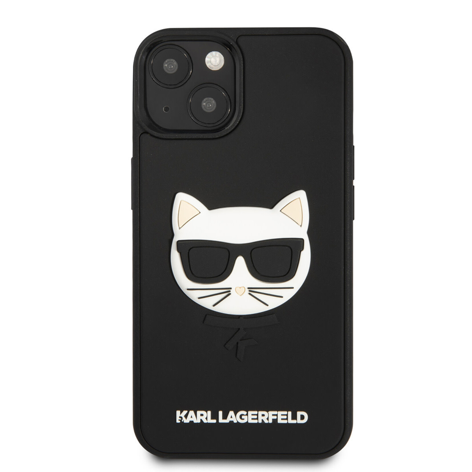 Karl Lagerfeld Karl Lagerfeld TPU Smartphonehoesje voor Apple iPhone 13 Mini – Bescherm je Telefoon met deze Zwarte Back Cover