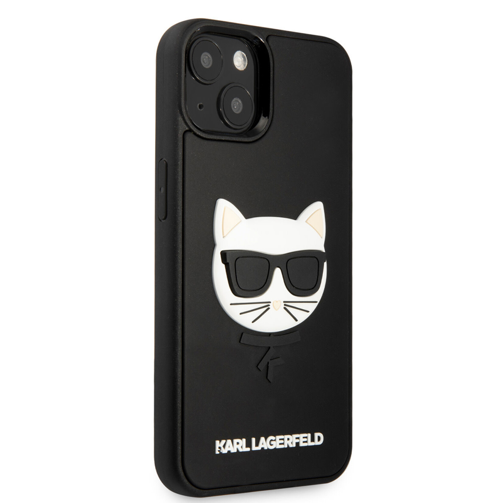 Karl Lagerfeld Karl Lagerfeld TPU Smartphonehoesje voor Apple iPhone 13 Mini – Bescherm je Telefoon met deze Zwarte Back Cover