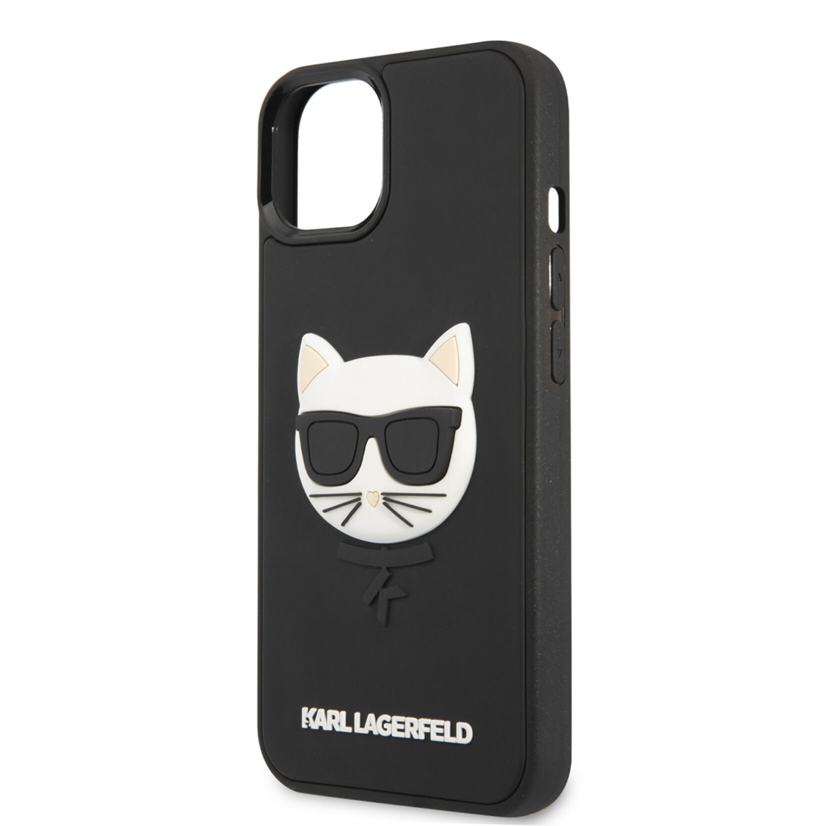 Karl Lagerfeld Karl Lagerfeld TPU Smartphonehoesje voor Apple iPhone 13 Mini – Bescherm je Telefoon met deze Zwarte Back Cover