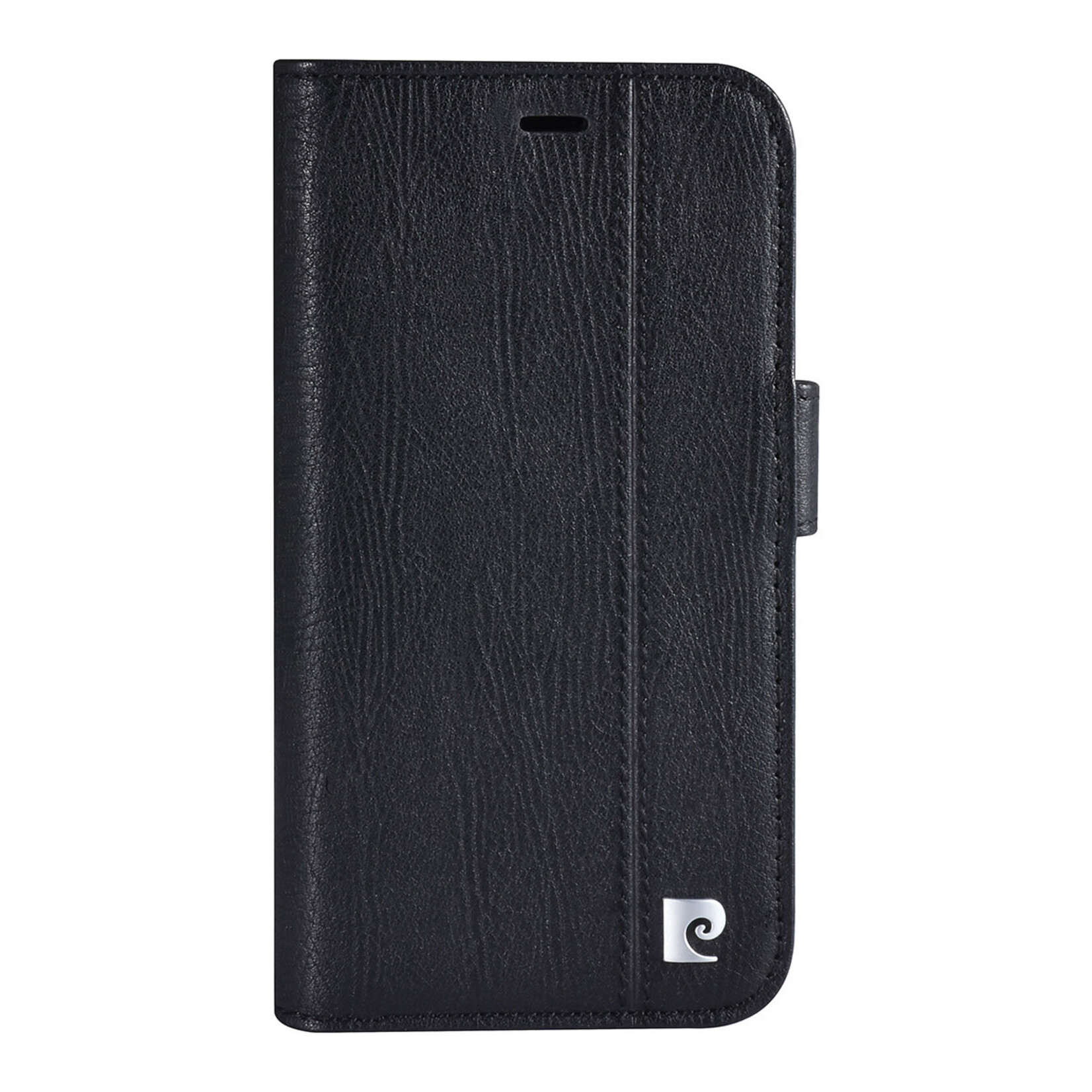 Pierre Cardin Pierre Cardin Zwart Leer Book Case Telefoonhoesje voor Apple iPhone 13 Mini - Bescherming & Stijl