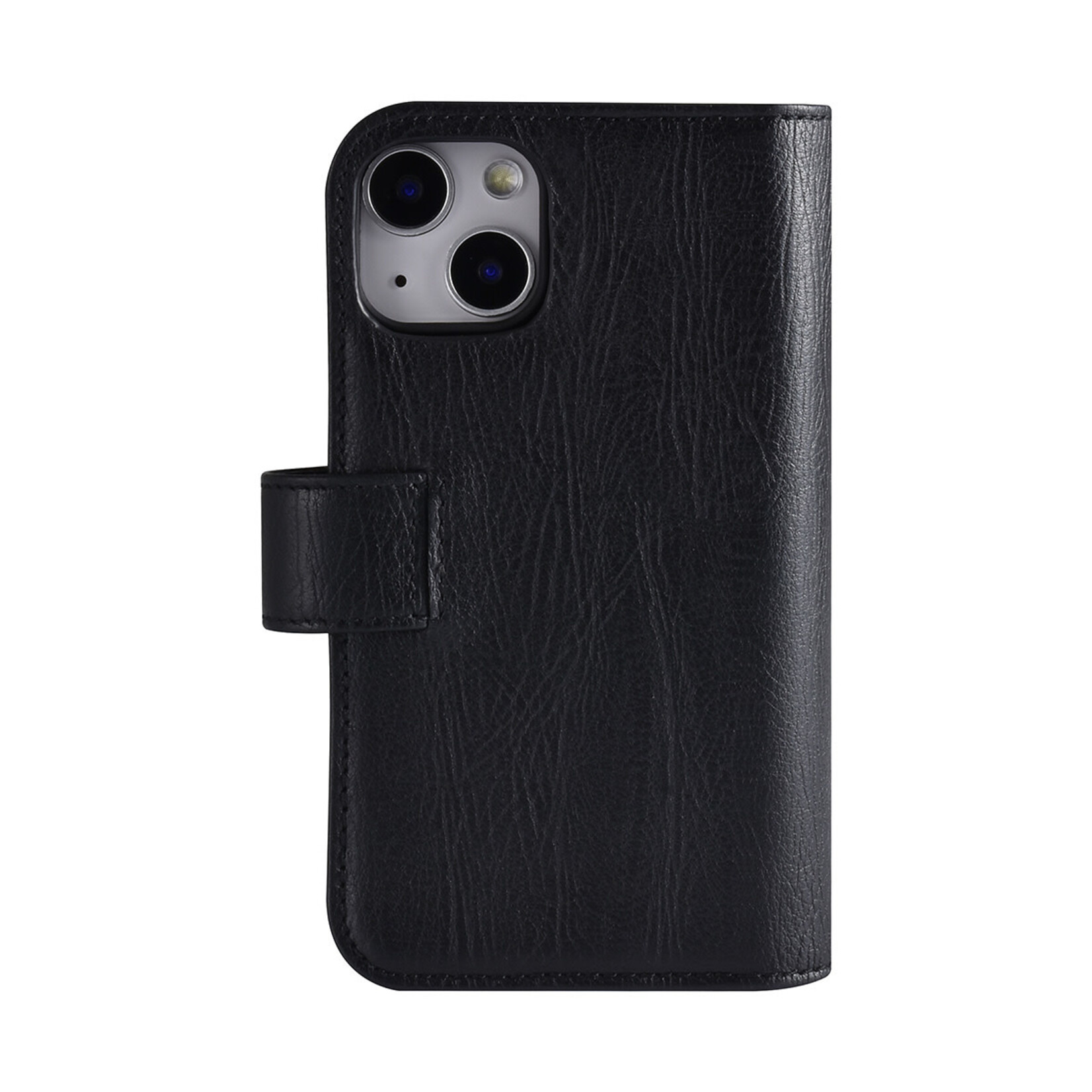 Pierre Cardin Pierre Cardin Zwart Leer Book Case Telefoonhoesje voor Apple iPhone 13 Mini - Bescherming & Stijl