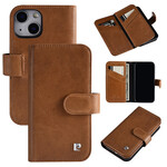 Pierre Cardin Pierre Cardin Bruin Leer Book Case Telefoonhoesje voor Apple iPhone 13 Mini - Bescherm je Telefoon!