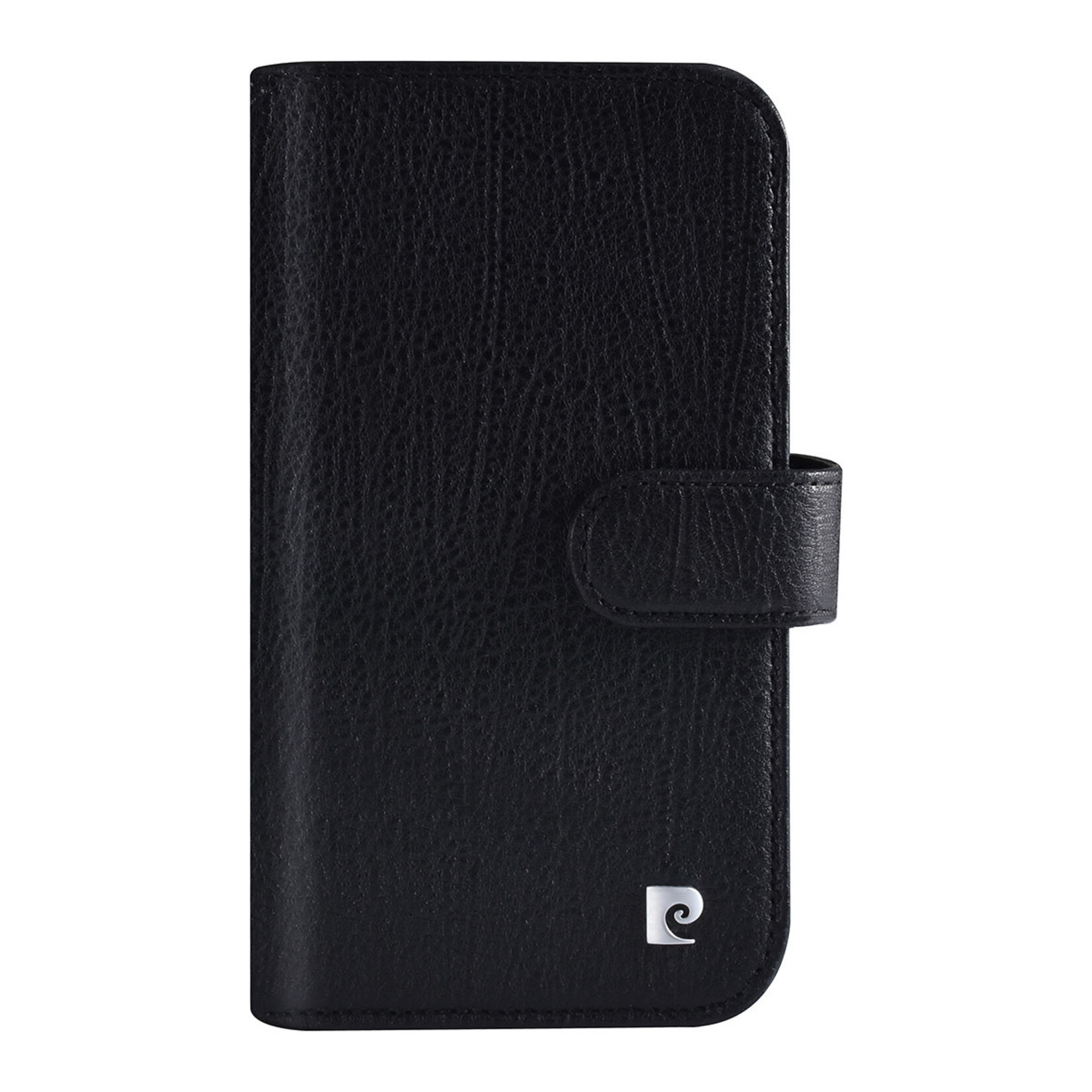 Pierre Cardin Pierre Cardin Zwart Leer Book Case Smartphonehoesje voor Apple iPhone 13 Pro - Bescherming en Stijlvol Design