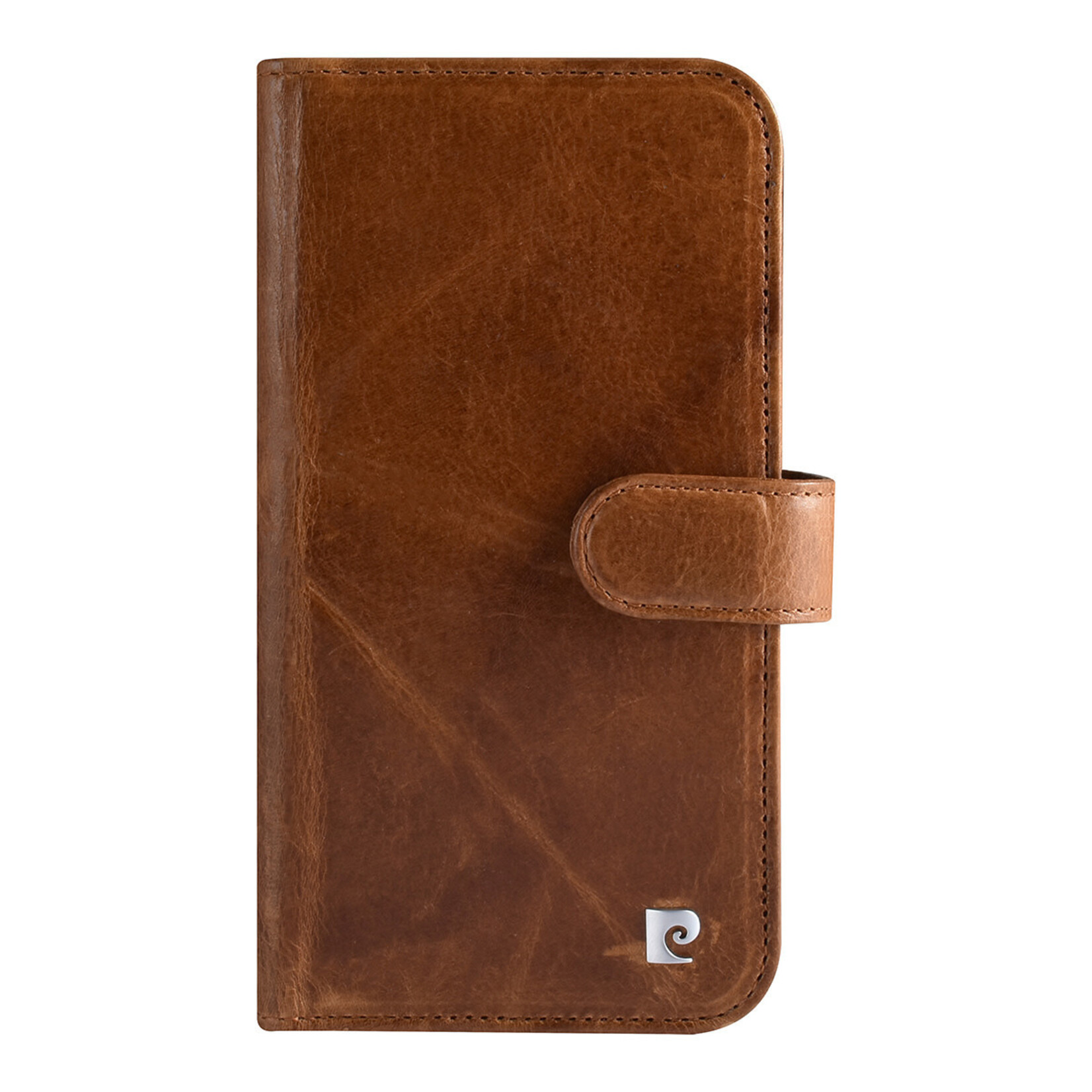 Pierre Cardin Pierre Cardin Premium Bruin Book Case Telefoonhoesje voor Apple iPhone 13 Pro Max - Leer met Bescherming.