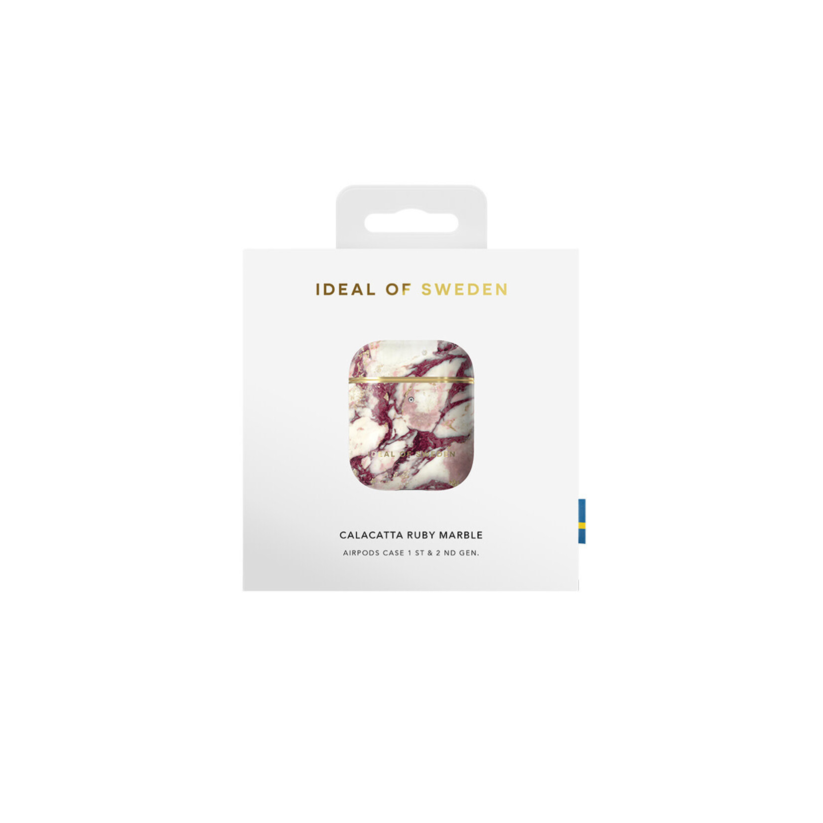 iDeal of Sweden iDeal of Sweden Airpods - Airpods 2 hoesje - Calacatta Ruby Marble