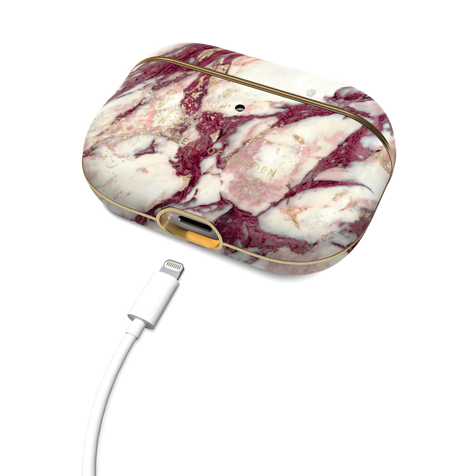 iDeal of Sweden iDeal of Sweden Airpods Pro hoesje - Calacatta Ruby Marble