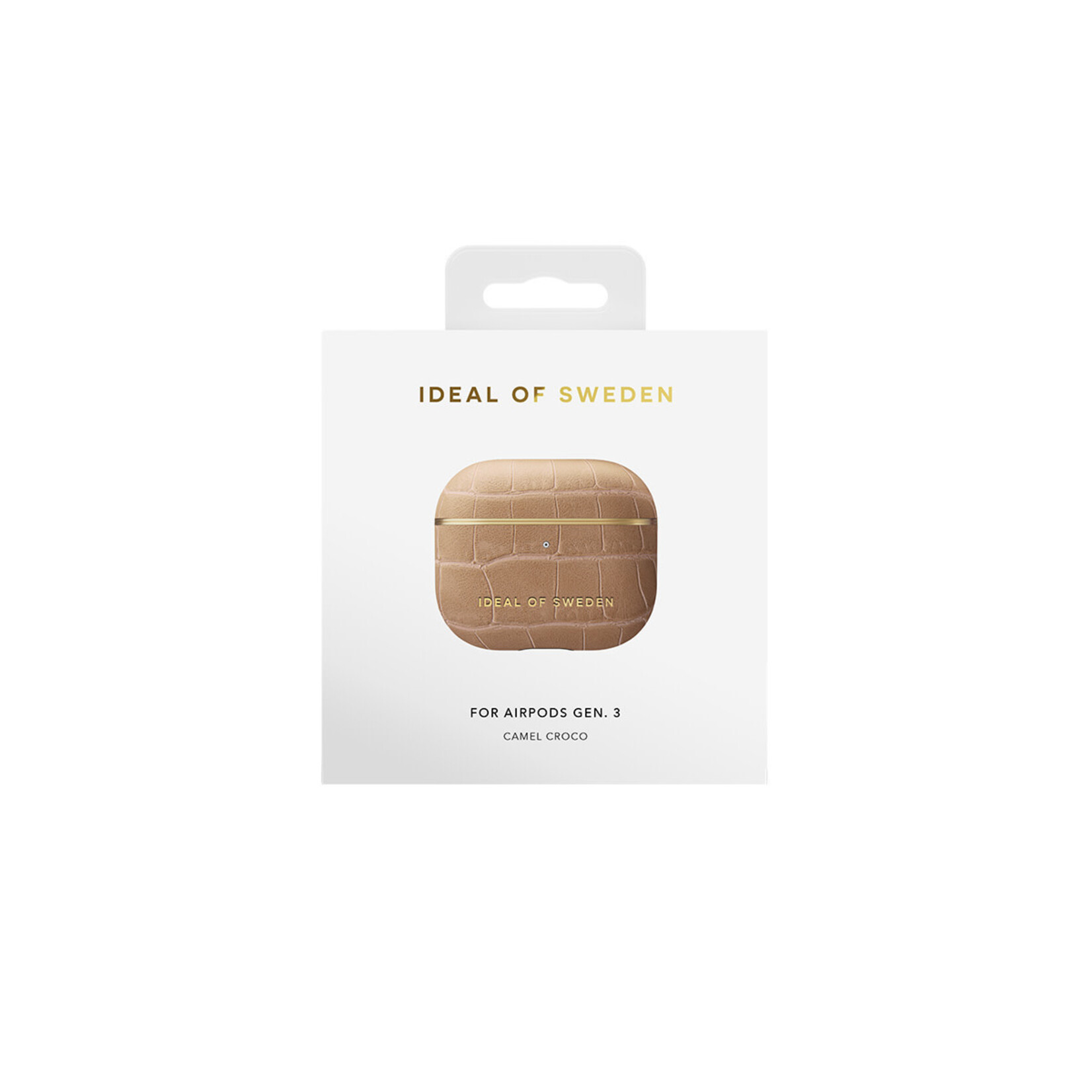 iDeal of Sweden iDeal of Sweden Airpods 3 hoesje - Camel Croco