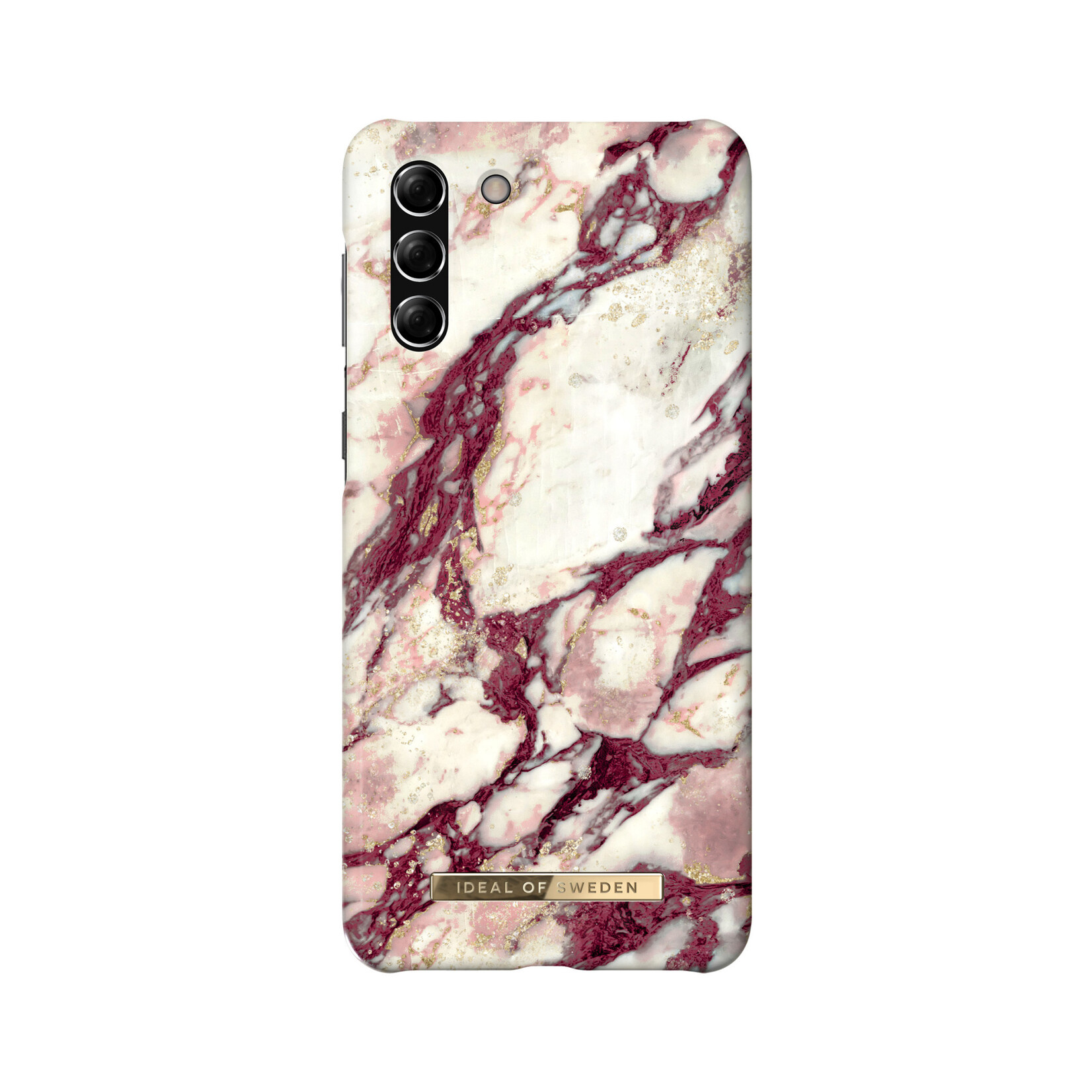 iDeal of Sweden iDeal of Sweden Galaxy S21 Plus Backcover hoesje - Fashion Case - Calacatta Ruby Marble