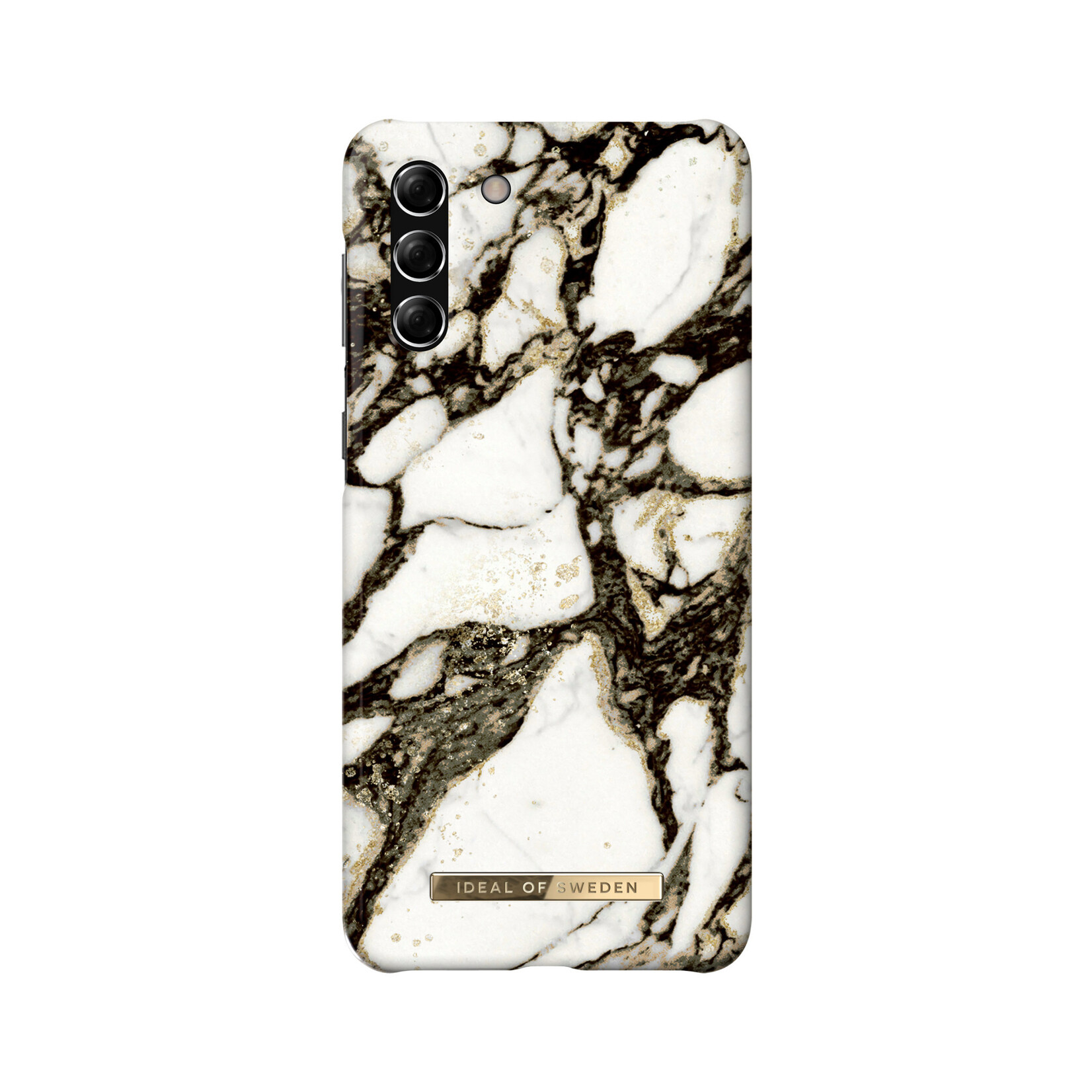 iDeal of Sweden iDeal of Sweden hoesje voor Galaxy S21 Plus - Hardcase Backcover - Fashion Case - Calacatta Golden Marble