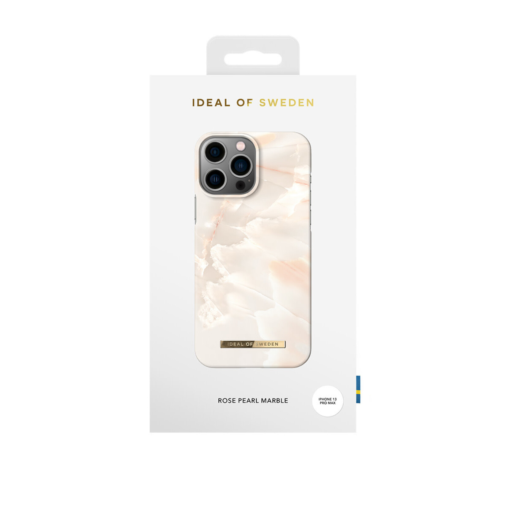 iDeal of Sweden iDeal of Sweden - Pearl Marble Back Cover Telefoonhoesje voor Apple iPhone 13 Pro Max - Kunststof Bescherming, Comfort & Stijl.