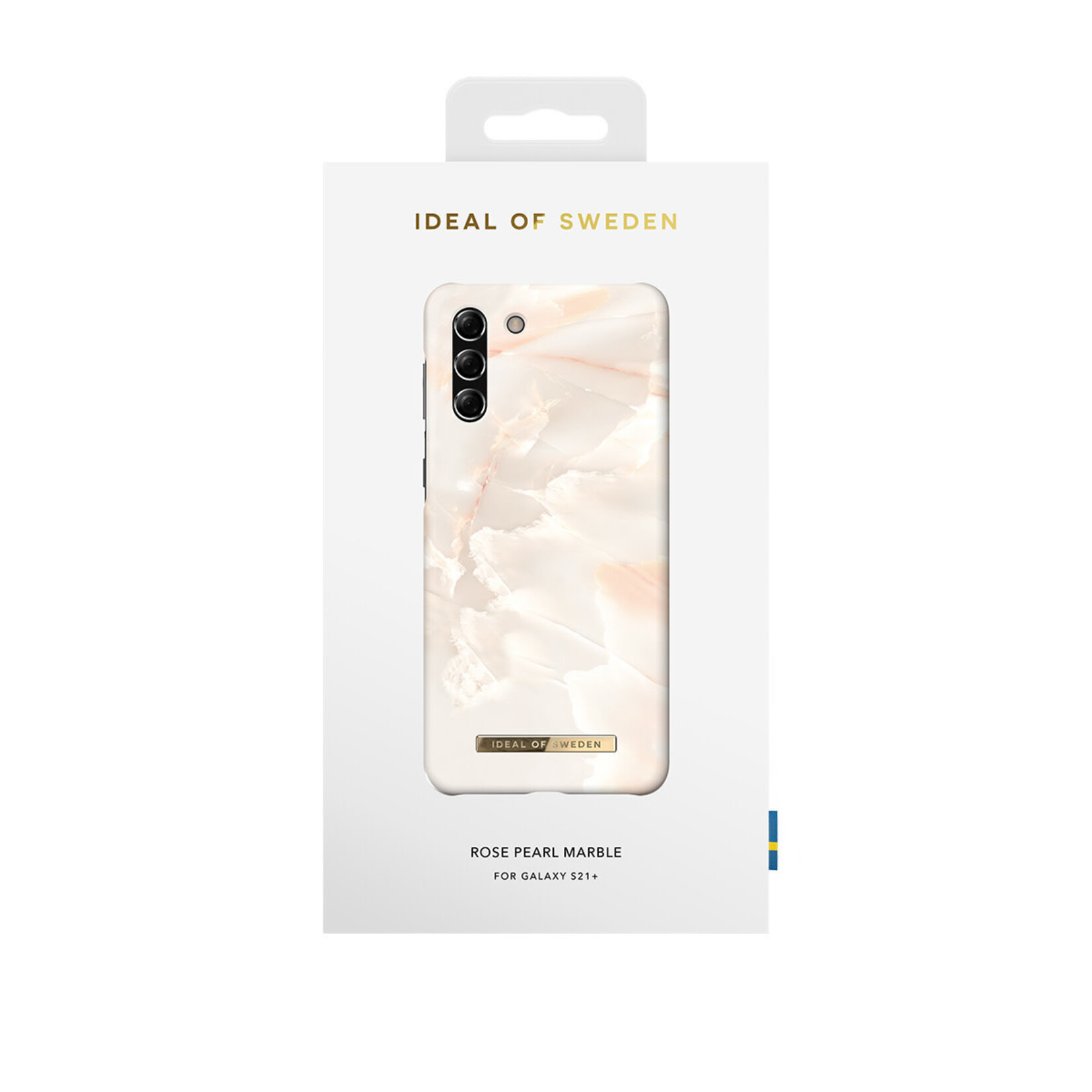 iDeal of Sweden iDeal of Sweden Pearl Marble Samsung Galaxy S21 Plus Telefoonhoesje - Bescherm je Telefoon met Kunststof Back Cover