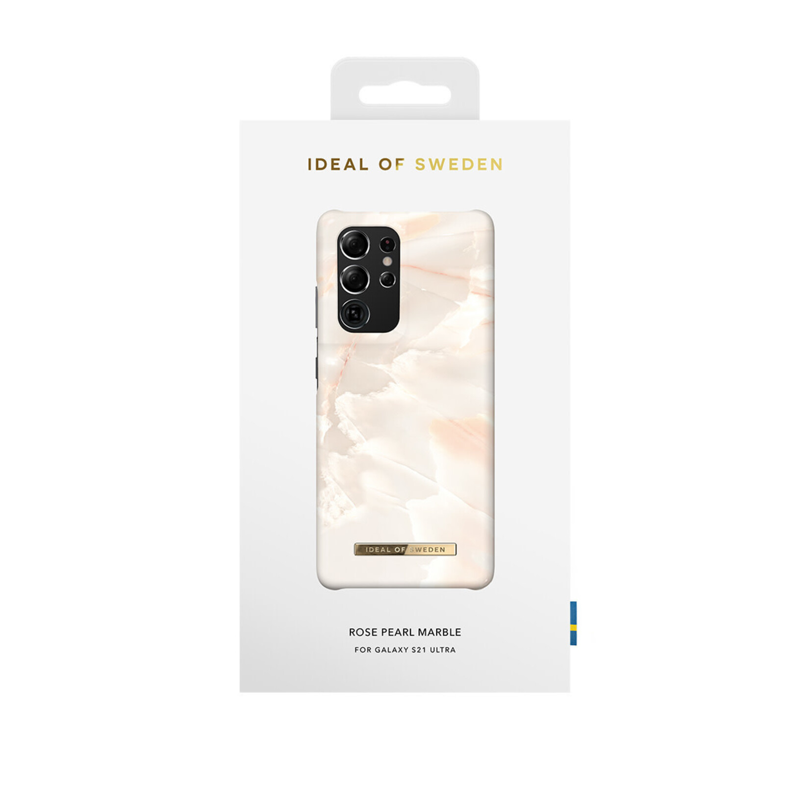 iDeal of Sweden iDeal of Sweden - Premium Telefoonhoesje voor Samsung Galaxy S21 Ultra - Pearl Marble - Bescherm je Telefoon met Kunststof - Back Cover