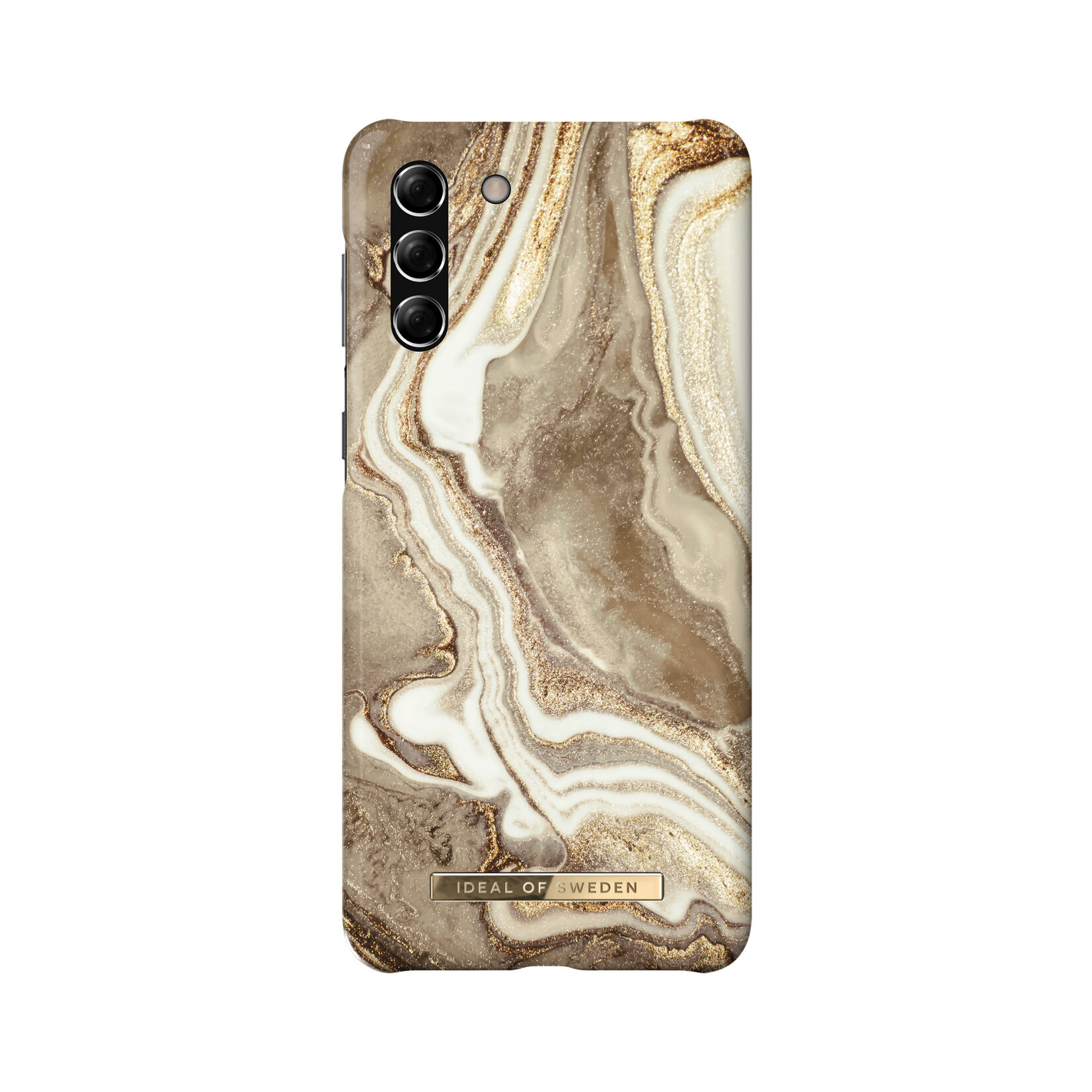 iDeal of Sweden iDeal of Sweden Samsung Galaxy S21 Plus Telefoonhoesje - Sand Marble, Kunststof, Beschermend Back Cover.