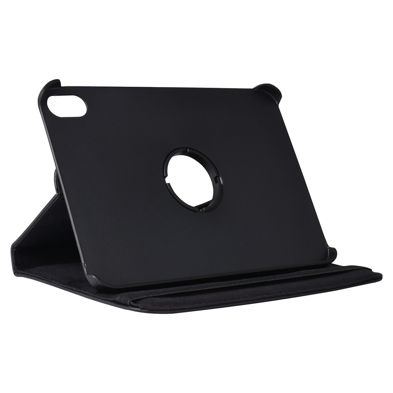 iPad Mini 2021 Book Case Tablethoes - Zwart - 360 graden draaibaar