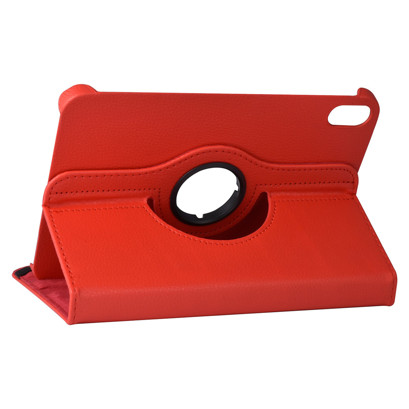 iPad Mini 2021 Book Case Tablethoes - Rood - 360 graden draaibaar