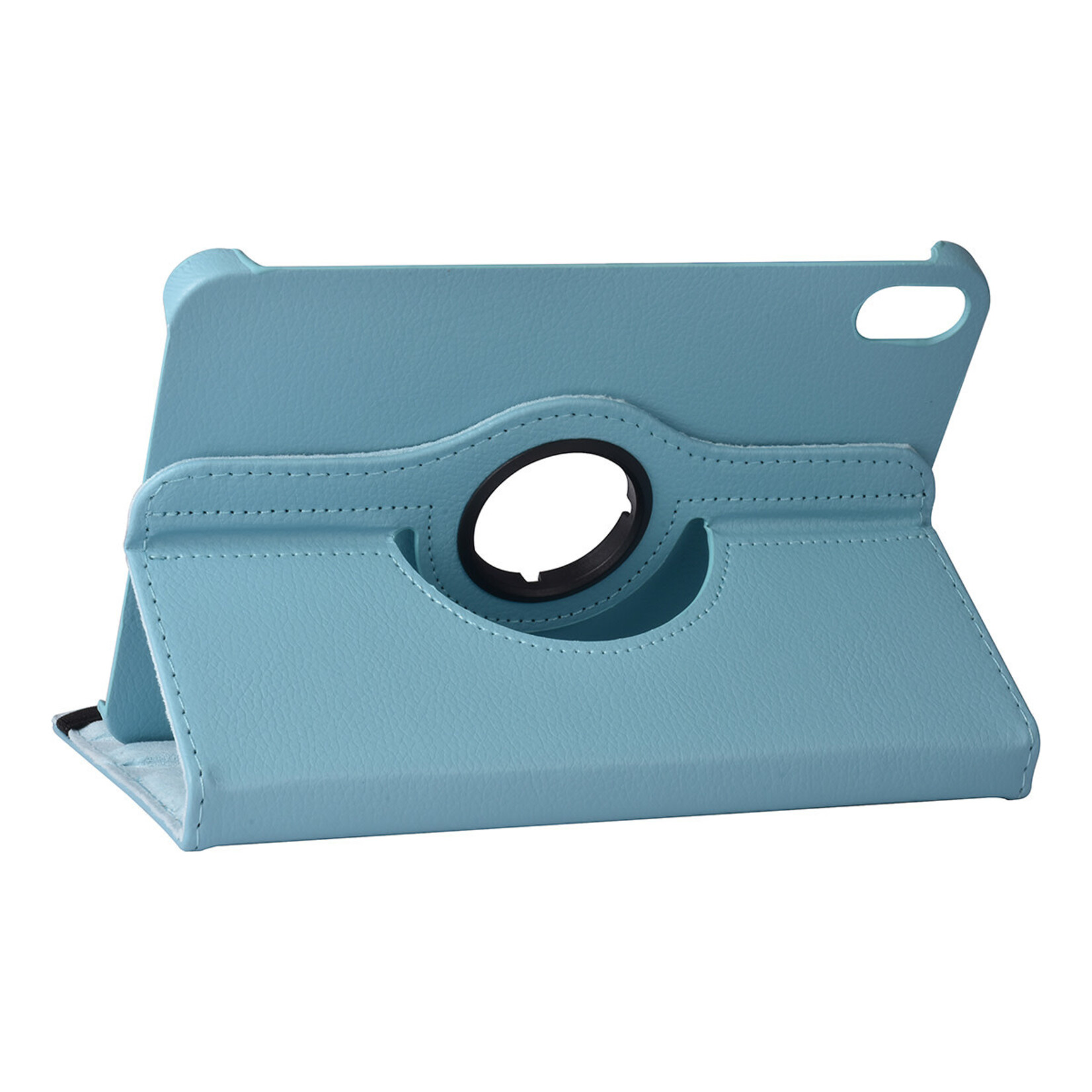 iPad Mini 2021 Book Case Tablethoes - LichtBlauw - 360 graden draaibaar