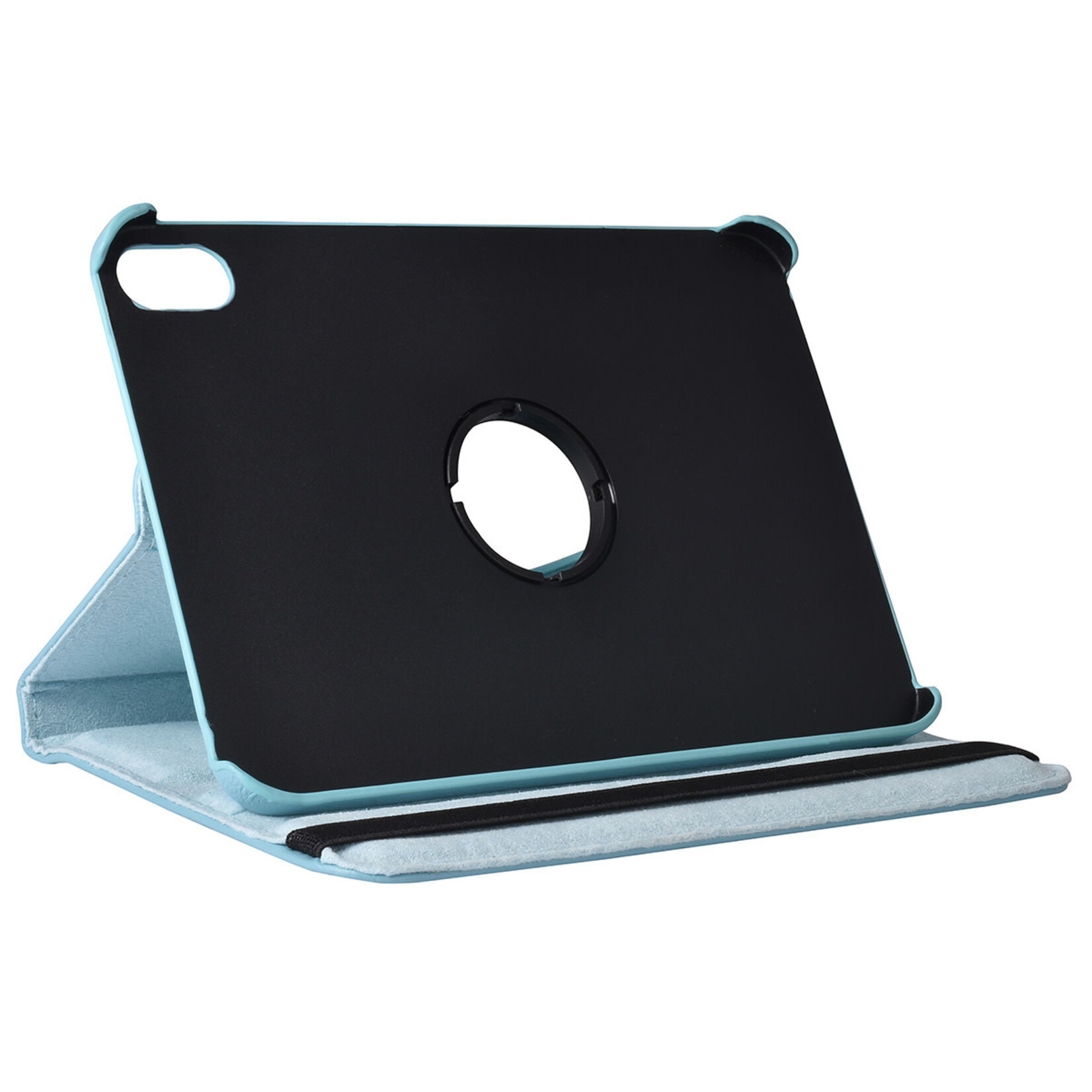 iPad Mini 2021 Book Case Tablethoes - LichtBlauw - 360 graden draaibaar