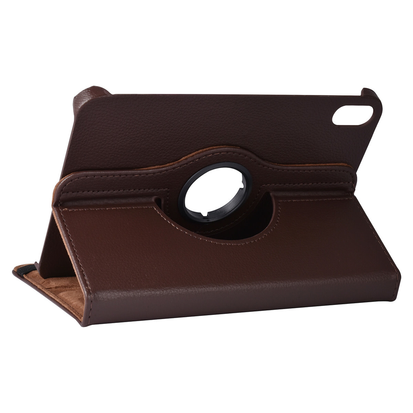 iPad Mini 2021 Book Case Tablethoes - Bruin - 360 graden draaibaar