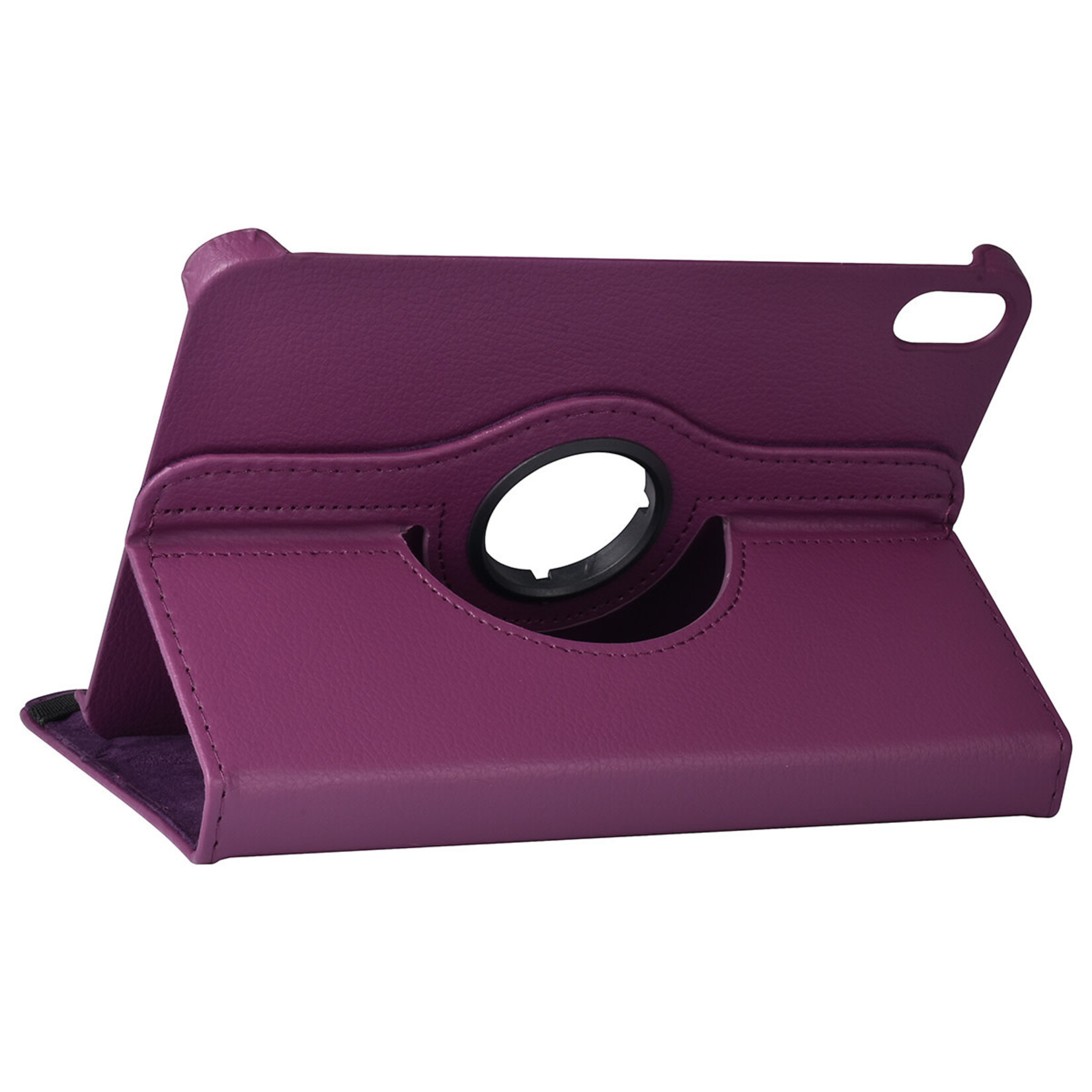 iPad Mini 2021 Book Case Tablethoes - Paars - 360 graden draaibaar