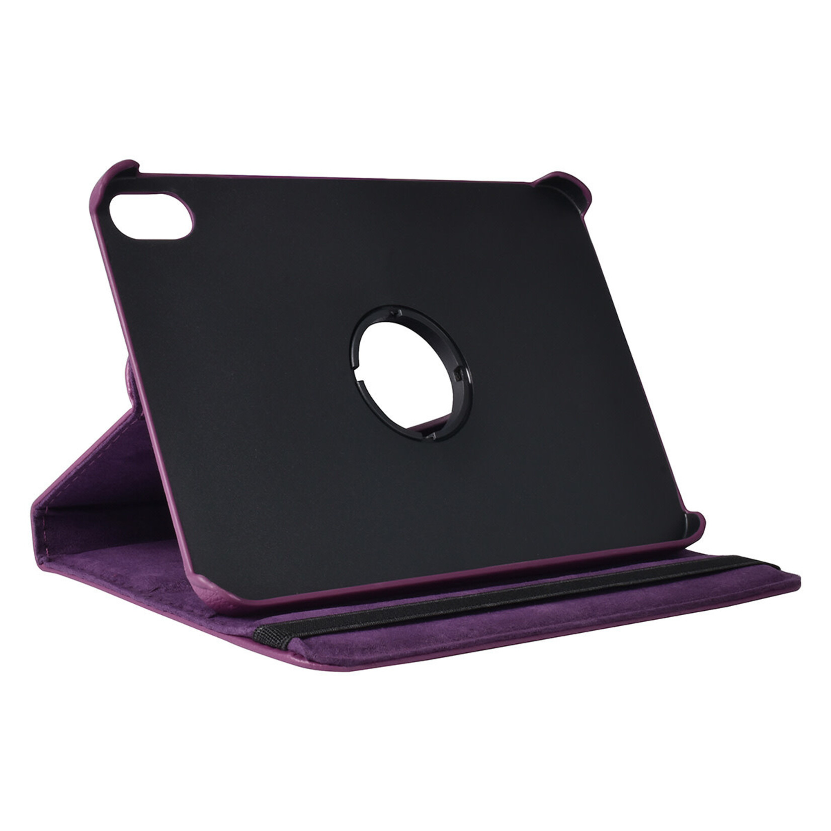 iPad Mini 2021 Book Case Tablethoes - Paars - 360 graden draaibaar