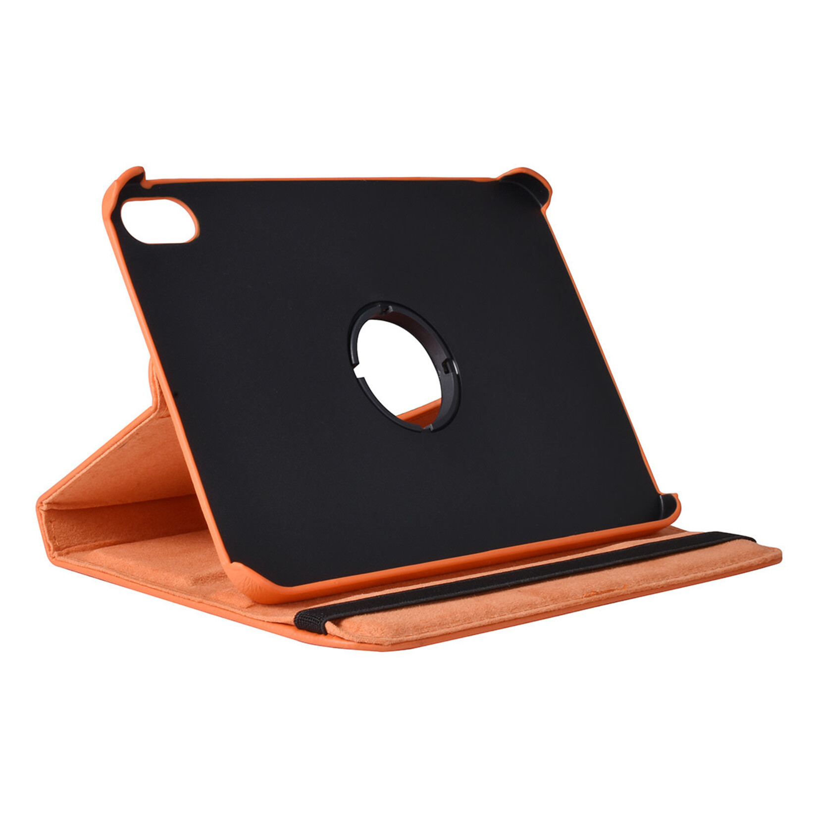 iPad Mini 2021 Book Case Tablethoes - Oranje - 360 graden draaibaar