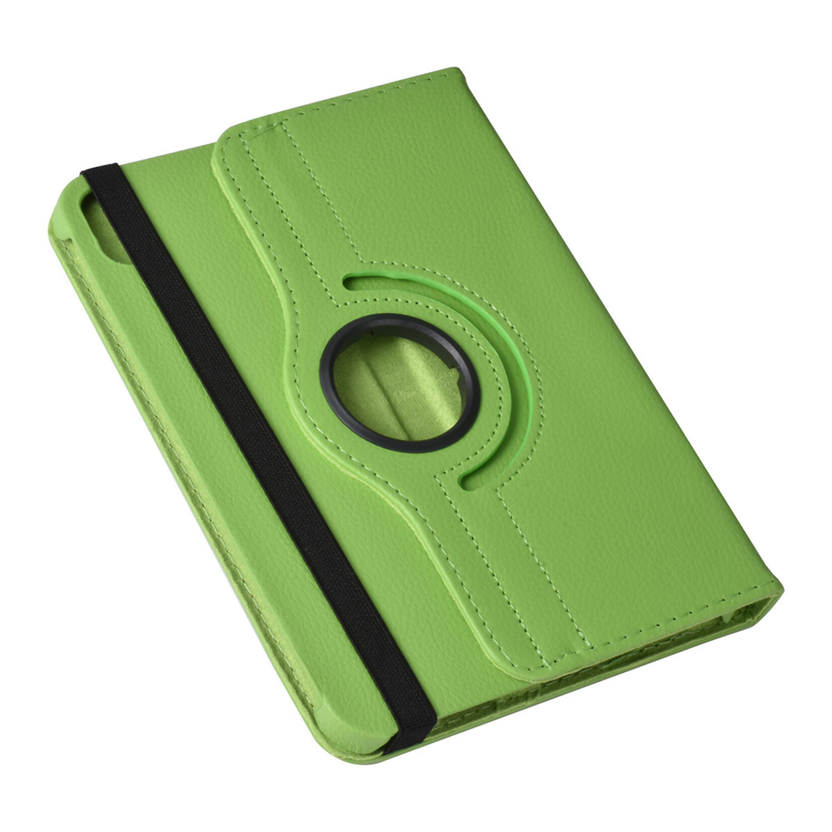 iPad Mini 2021 Book Case Tablethoes - Groen - 360 graden draaibaar