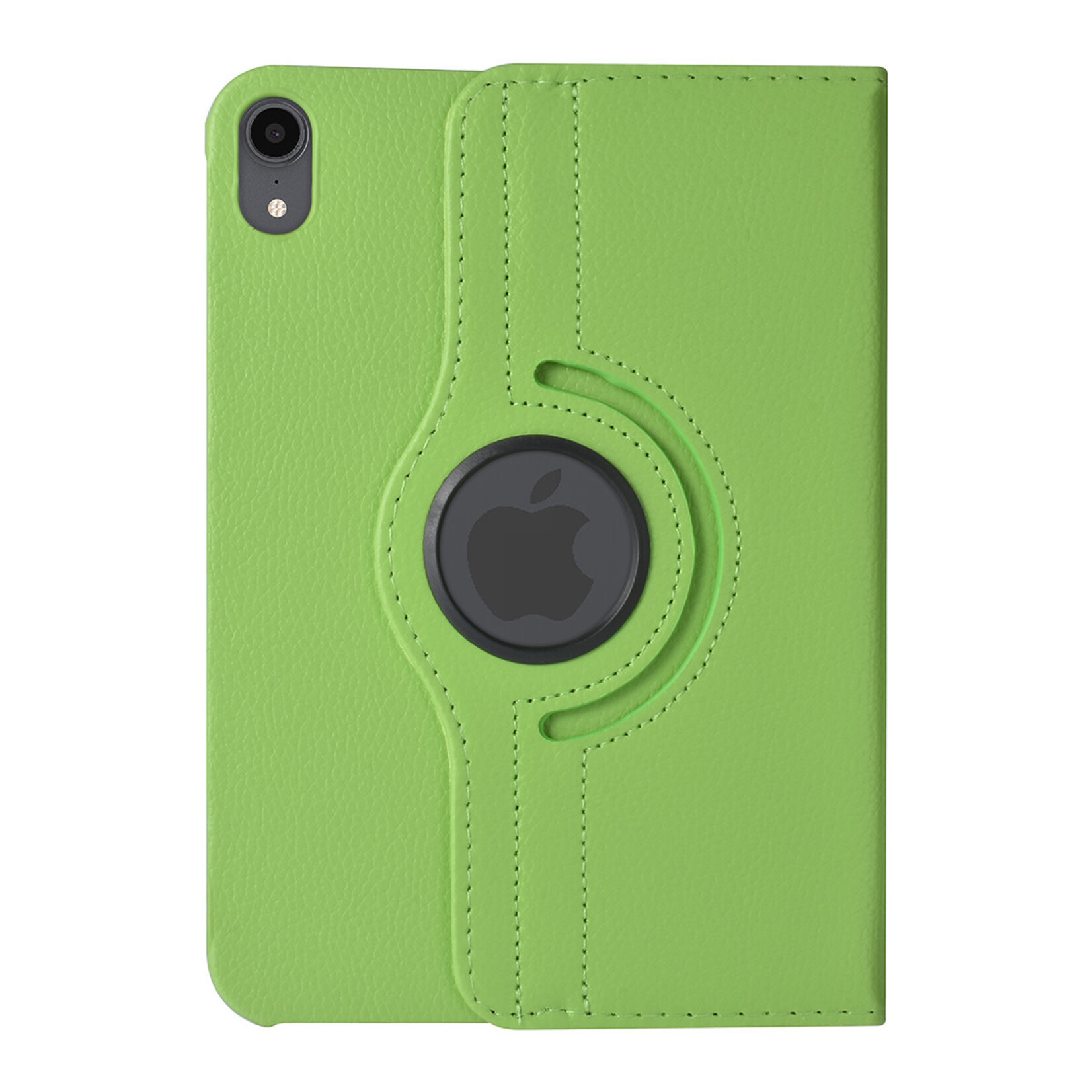 iPad Mini 2021 Book Case Tablethoes - Groen - 360 graden draaibaar