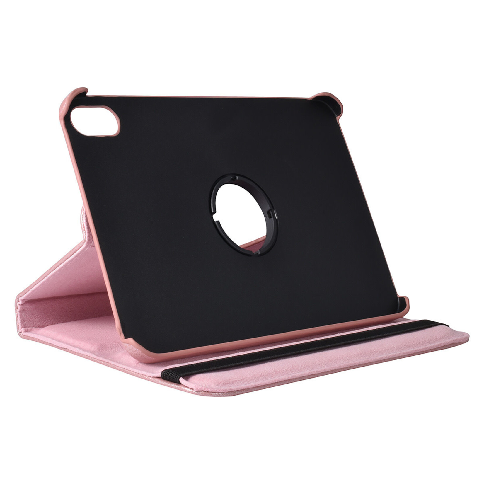 iPad Mini 2021 Book Case Tablethoes - Rose Gold - 360 graden draaibaar