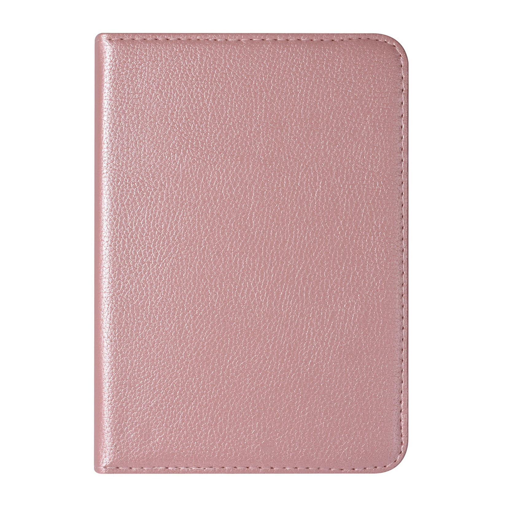 iPad Mini 2021 Book Case Tablethoes - Rose Gold - 360 graden draaibaar