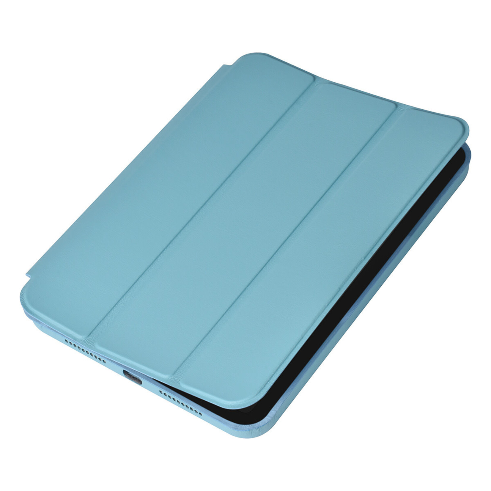 iPad Mini 2021 Book Case Tablethoes - LichtBlauw - Smart Case