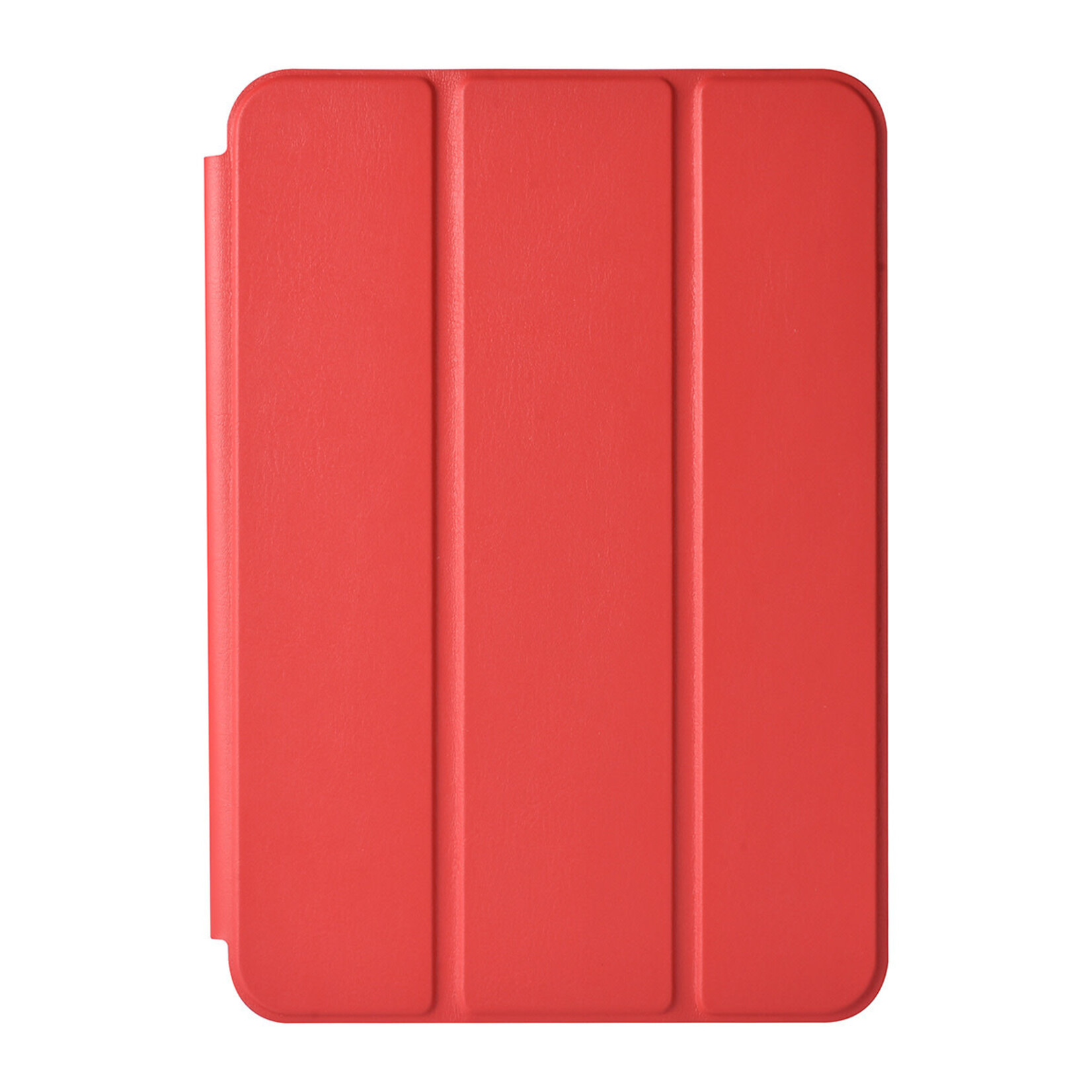 iPad Mini 2021 Book Case Tablethoes - Rood - Smart Case