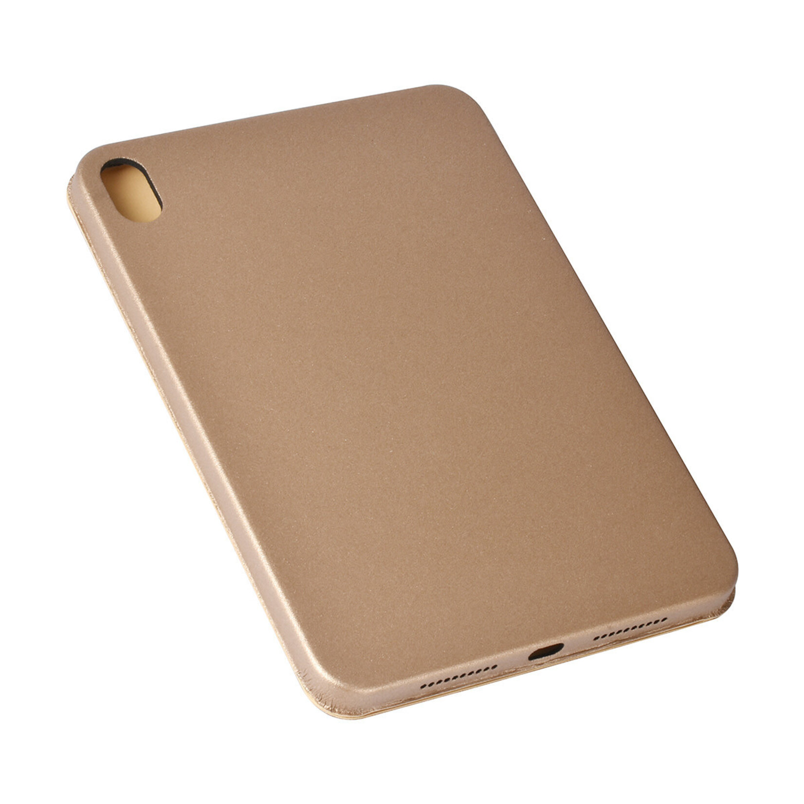 iPad Mini 2021 Book Case Tablethoes - Goud - Smart Case