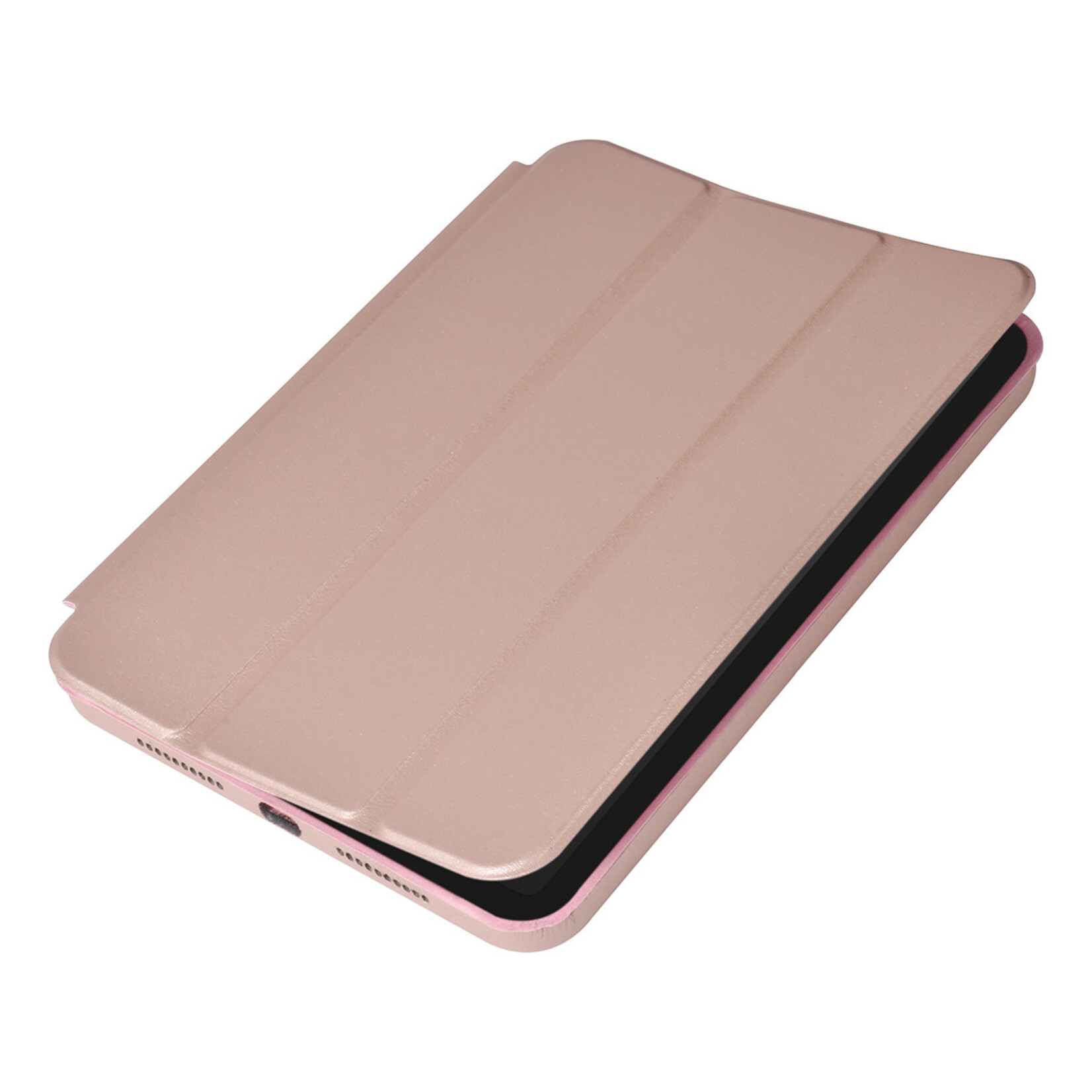 iPad Mini 2021 Book Case Tablethoes - Rose Gold - Smart Case