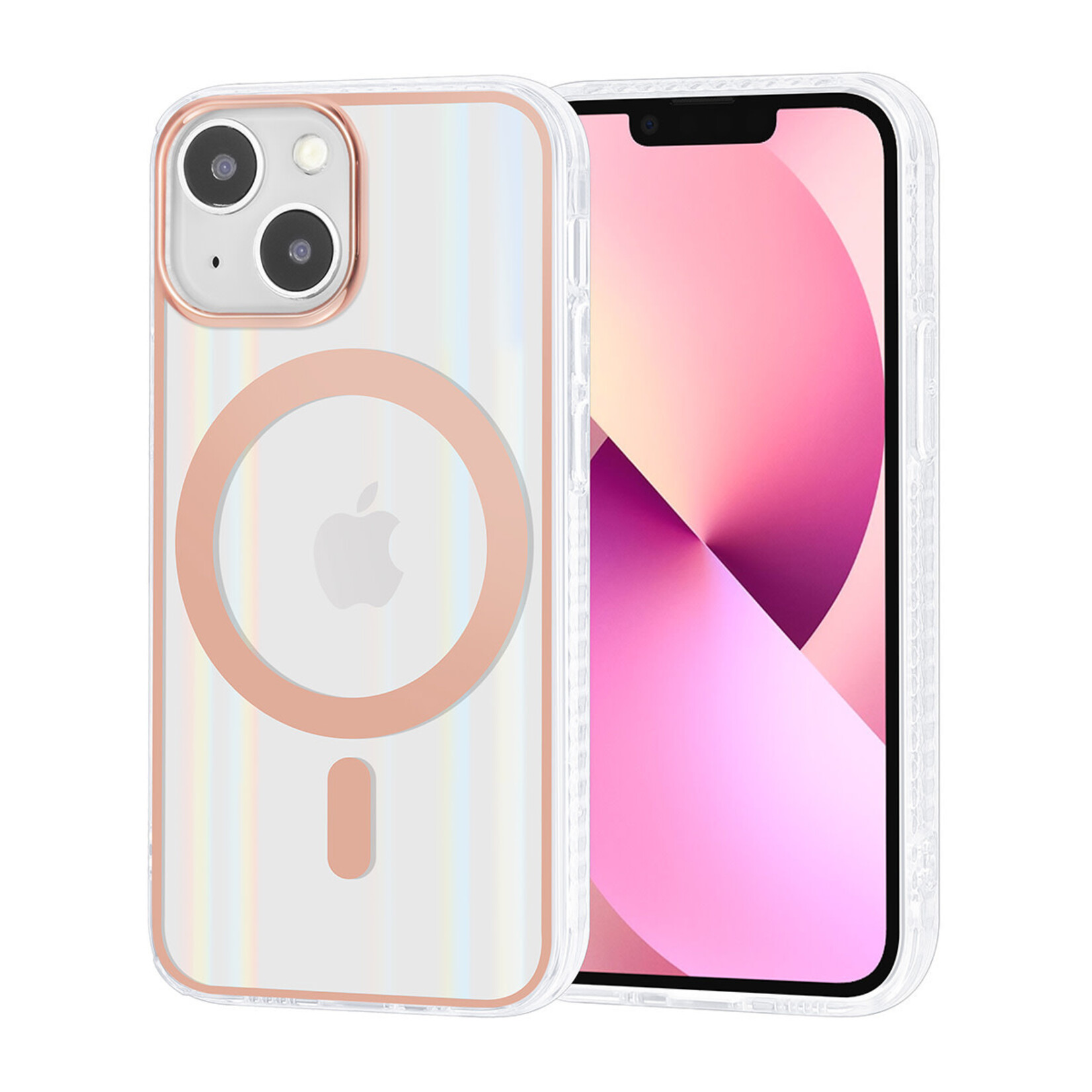 Rose Gold hoesje voor iPhone 13 Mini - TPU Backcover