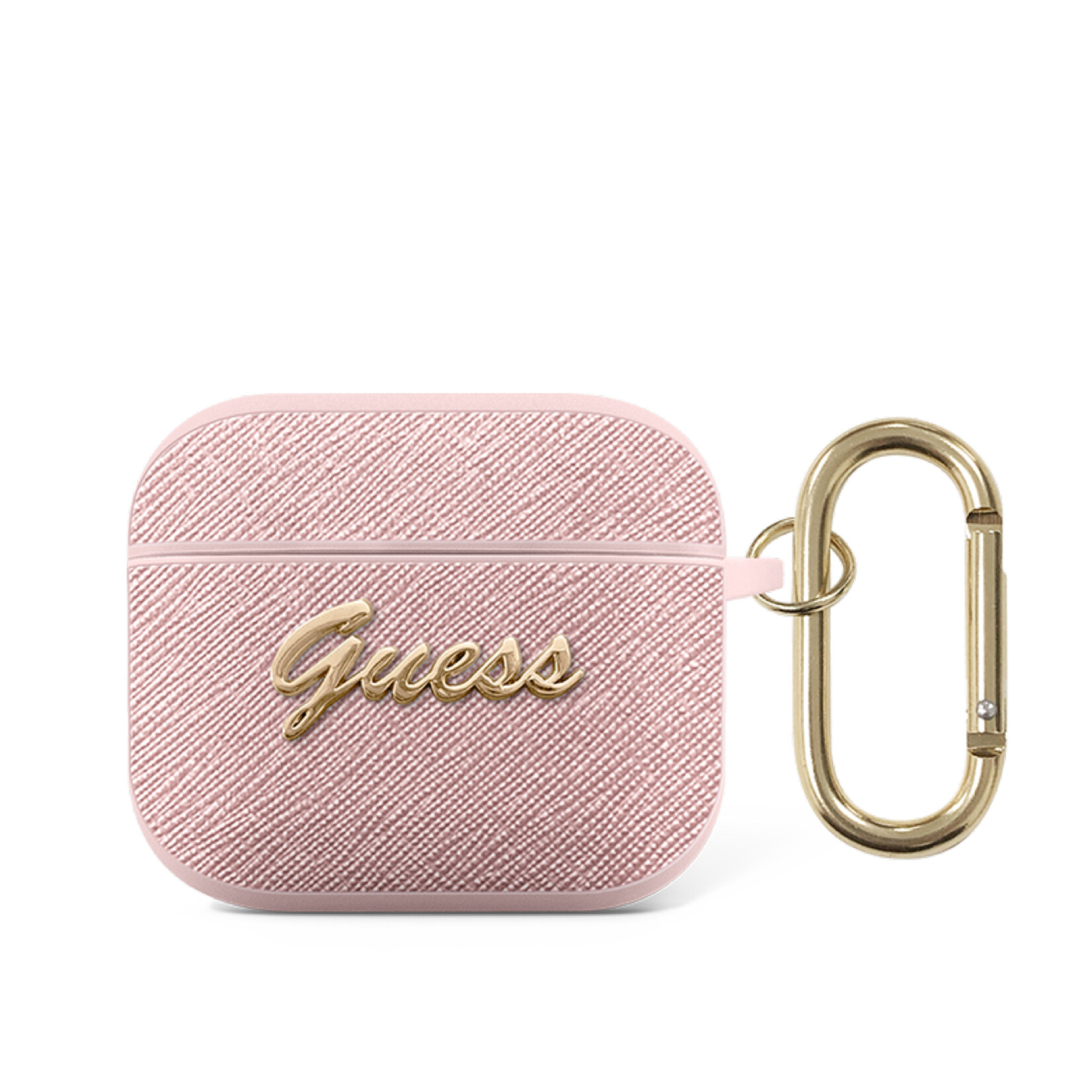 Guess Guess AirPods 3 hoesje - Saffiano Script - Roze