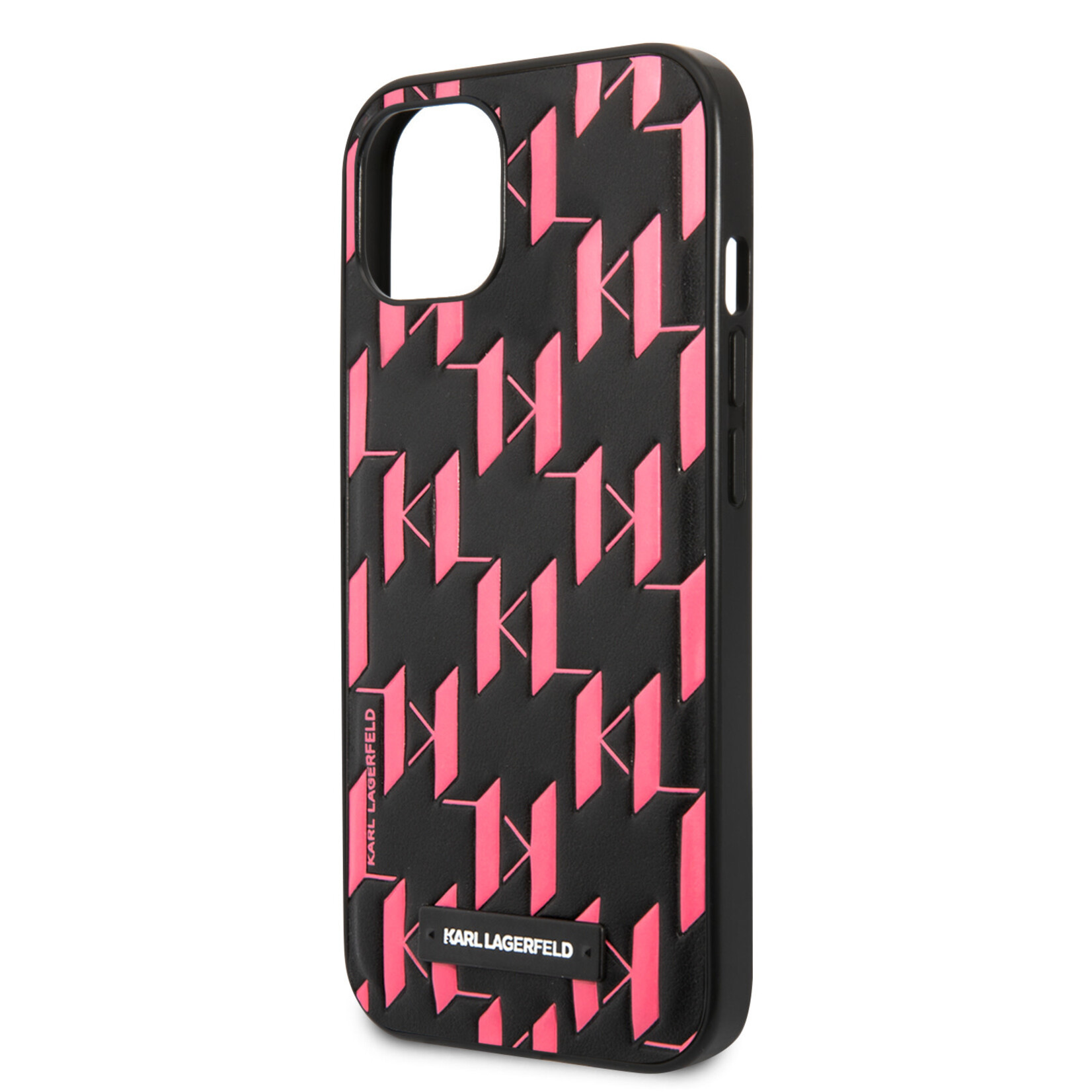 Karl Lagerfeld Karl Lagerfeld iPhone 13 Telefoonhoesje - Roze & Zwart - TPU Materiaal - Bescherming & Back Cover