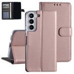 Rose Gold Book Case hoesje voor Samsung Galaxy S22 - Pasjeshouder - Magneetsluiting