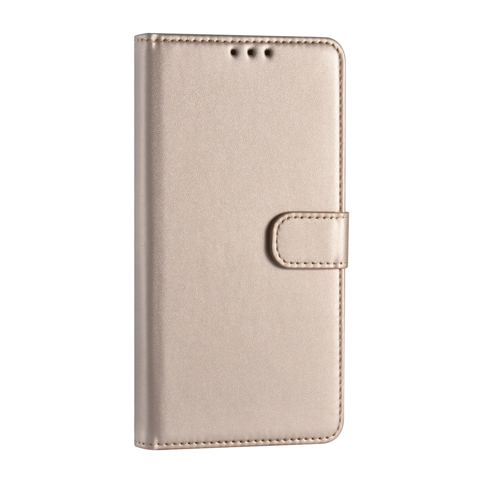 Goud Book Case hoesje voor Samsung Galaxy S22 Plus - Pasjeshouder - Magneetsluiting