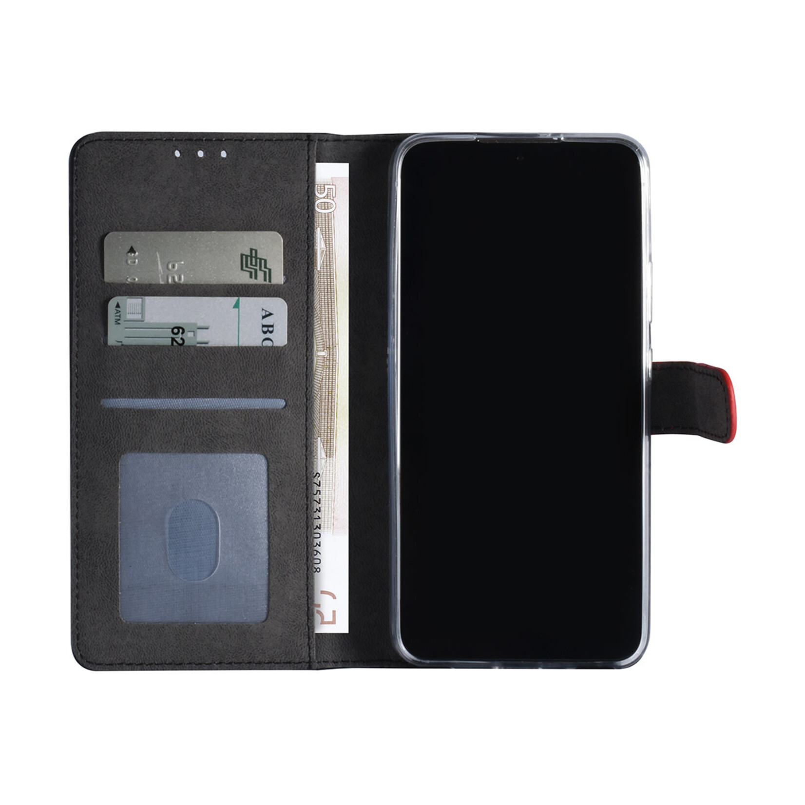 Rood Book Case hoesje voor Samsung Galaxy S22 Plus - Pasjeshouder - Magneetsluiting