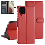 Rood Book Case hoesje voor Samsung Galaxy A12 - Pasjeshouder - Magneetsluiting